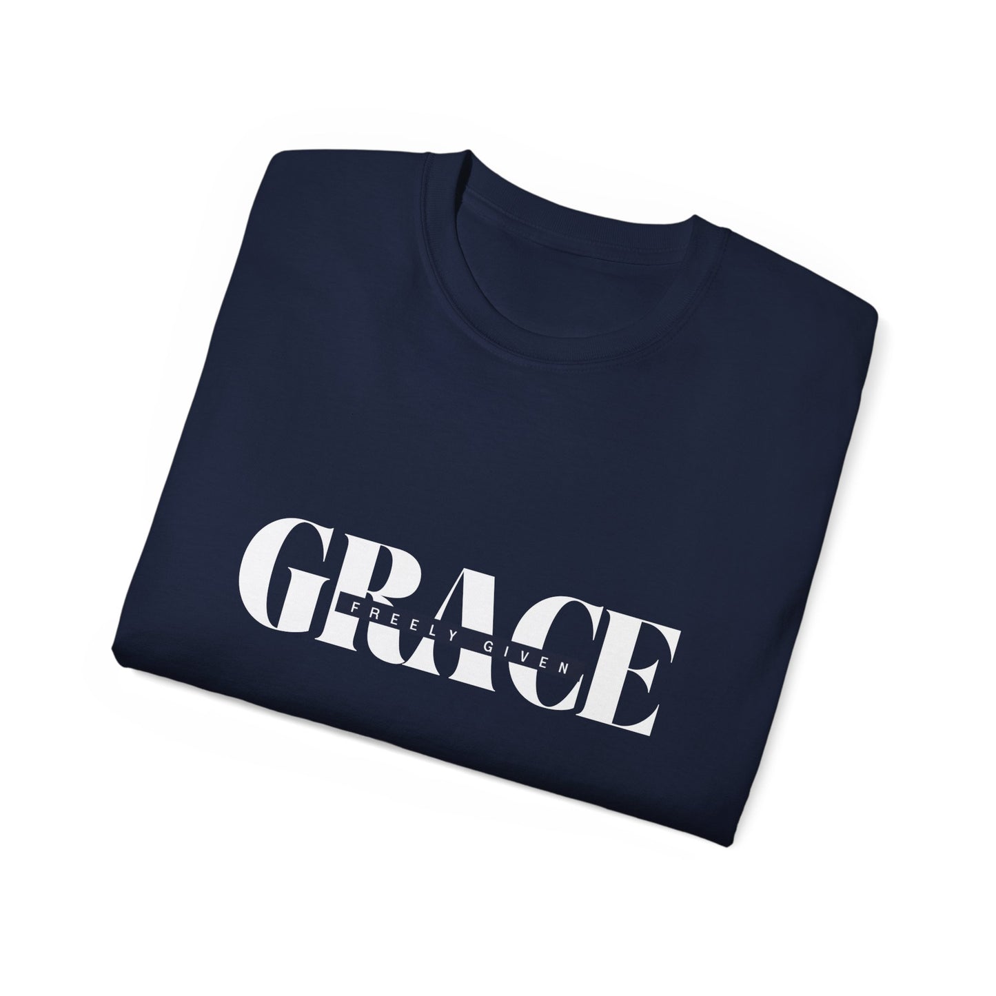 Graceful Unisex Ultra Cotton Tee, Casual Wear, Gift for Her, Inspirational Shirt, Everyday Fashion, Comfortable Tee