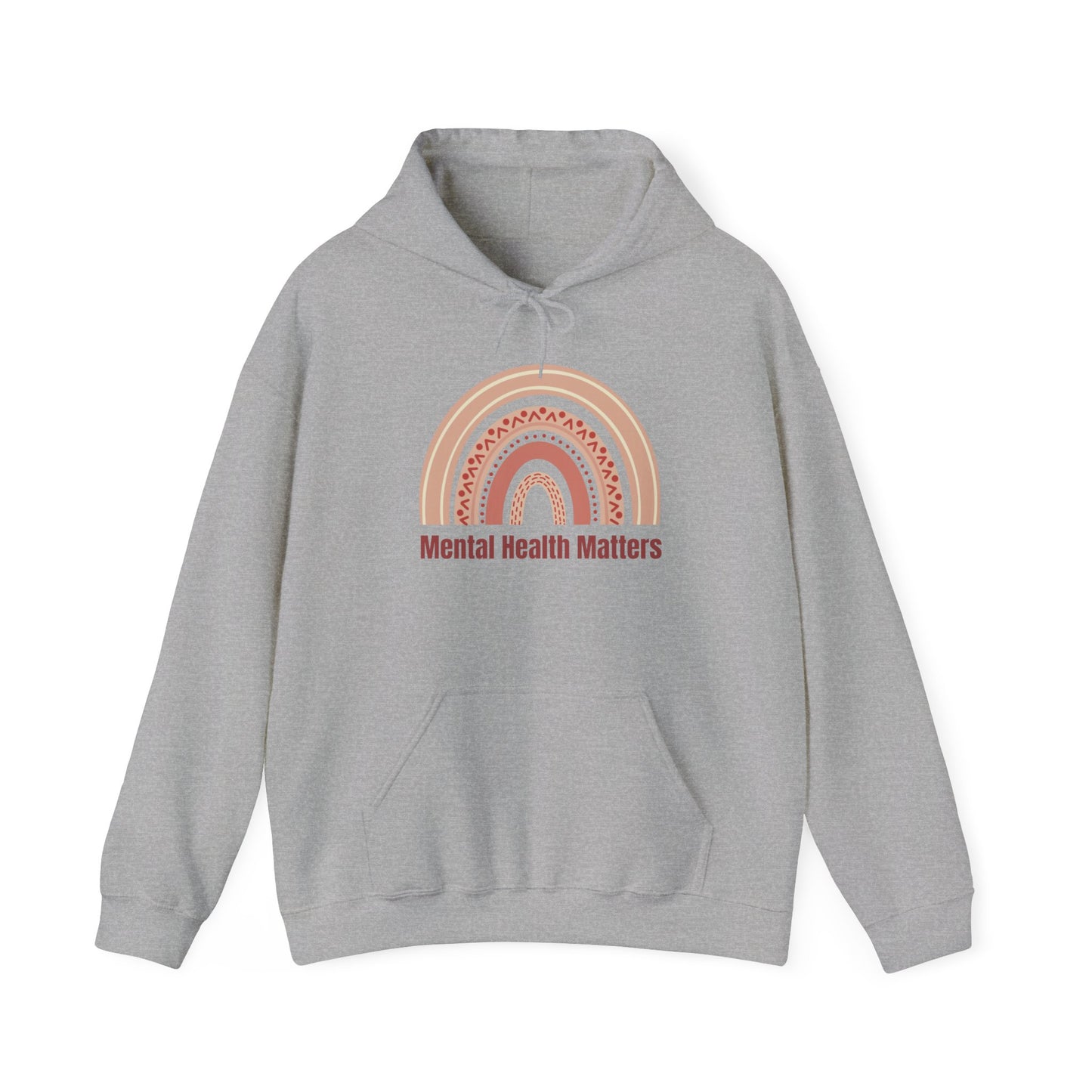 Mental Health Matters Hoodie | Cozy Unisex Sweatshirt for Self-Care, Awareness, Gift for Loved Ones, Mental Health Awareness, Positive Vibes