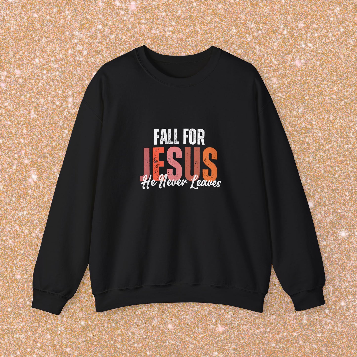 Fall for Jesus Sweatshirt, Christian Crewneck, Religious Apparel, Faith-Based Gifts, Inspirational Fashion, Cozy Church Wear