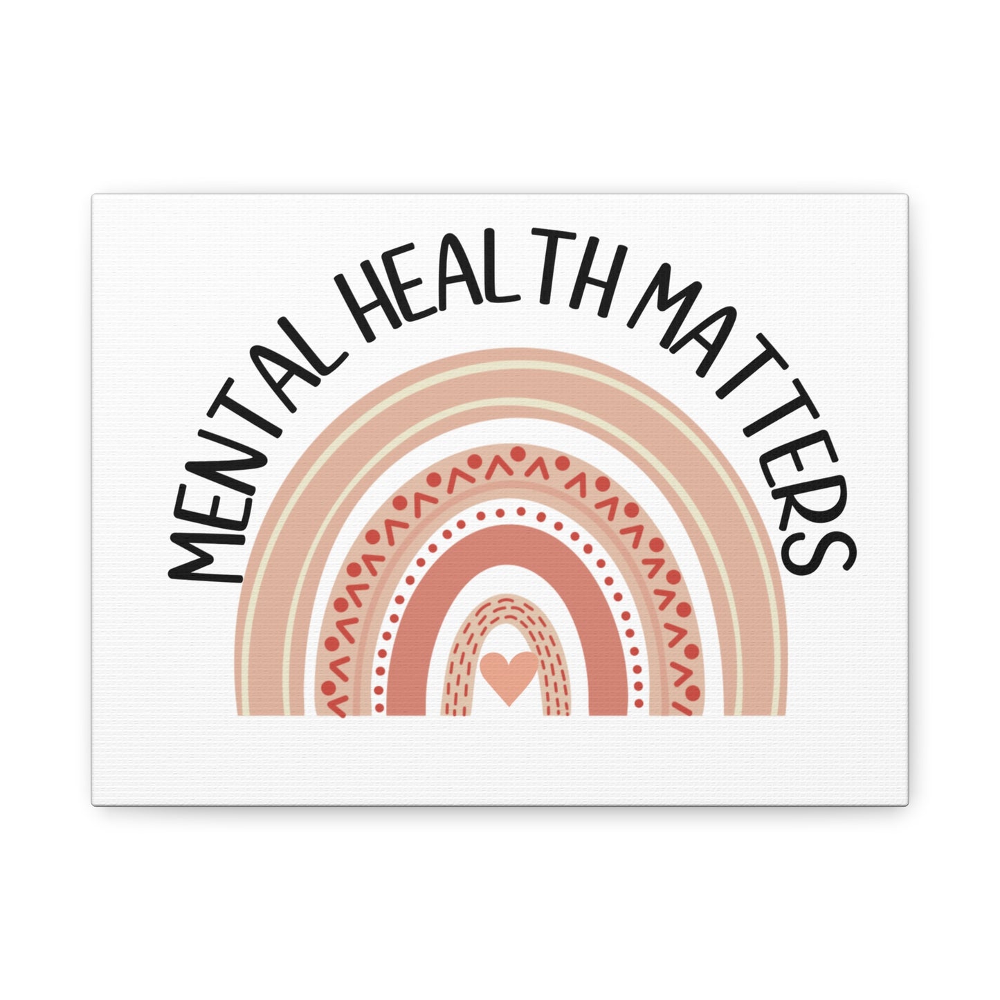 Mental Health Matters Canvas Wall Art
