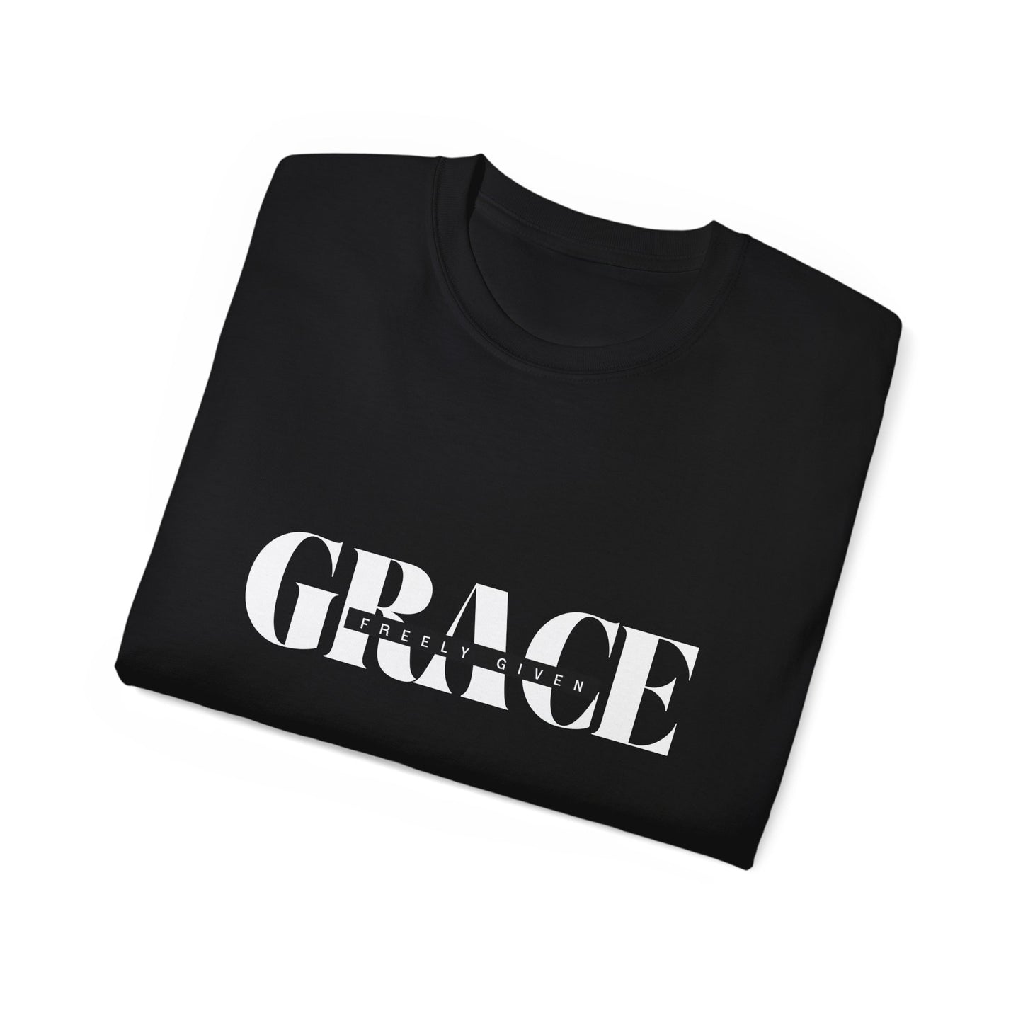 Graceful Unisex Ultra Cotton Tee, Casual Wear, Gift for Her, Inspirational Shirt, Everyday Fashion, Comfortable Tee