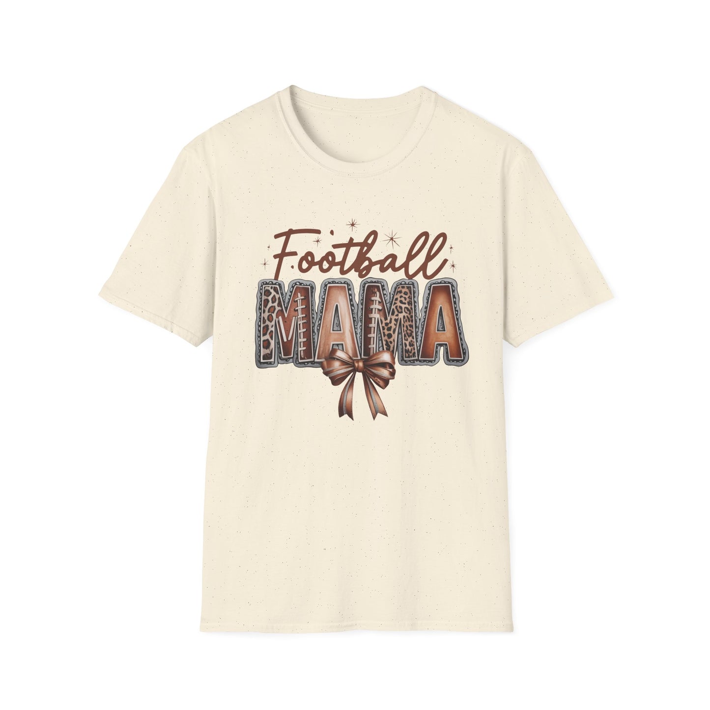 Football Mama Unisex Softstyle T-Shirt - Perfect for Game Day, Casual Wear, Sports Moms, Gift for Her, Women's Tee