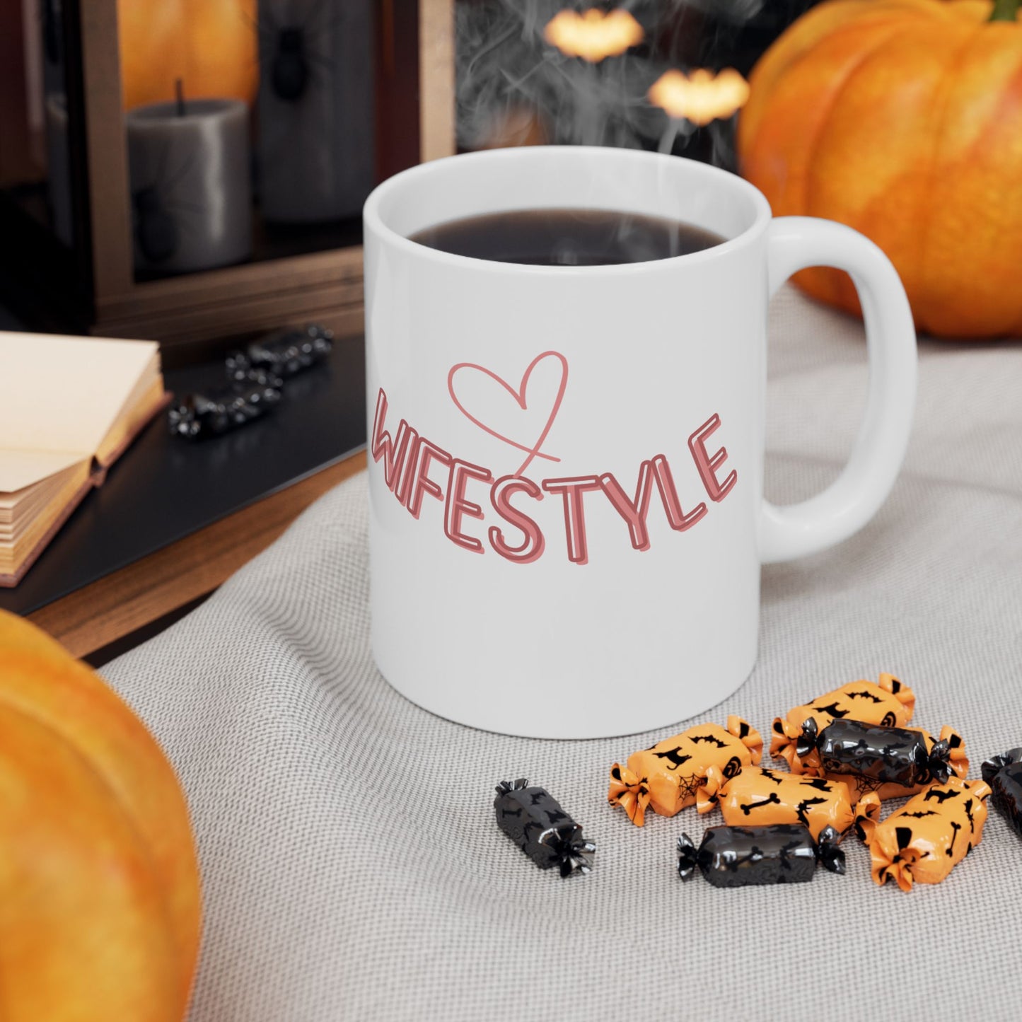 Stylish Wife Ceramic Mug | Gift for Her, Wife Gift, Coffee Mug, Cute Mug, Customizable Mug