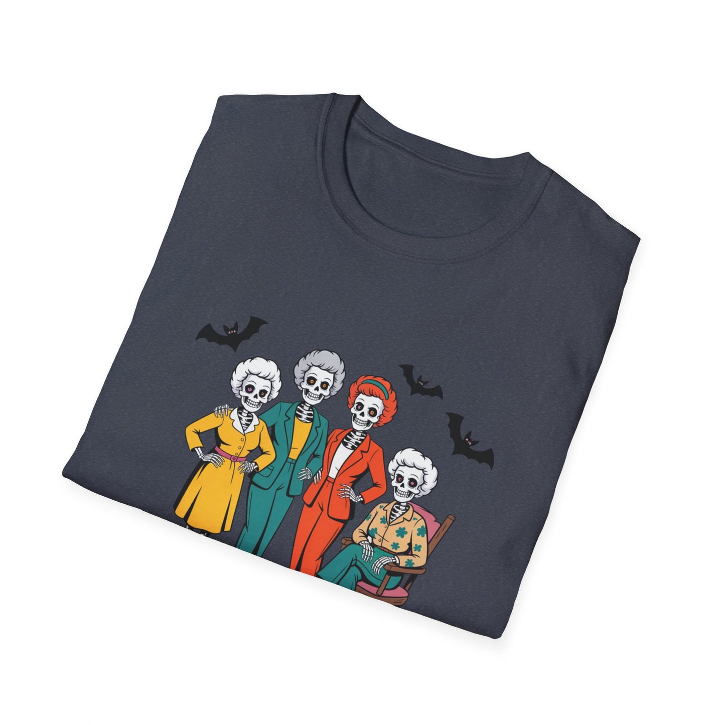 Ghostly Gathering T-Shirt - Halloween Tee, Ghoulish Outfit, Spooky Costume, Unisex Graphic Shirt, Perfect for Costume Parties