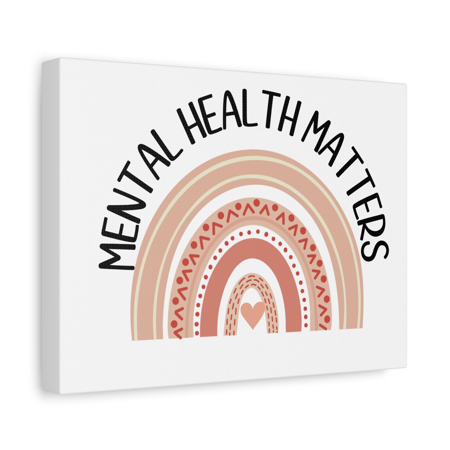 Mental Health Matters Canvas Wall Art