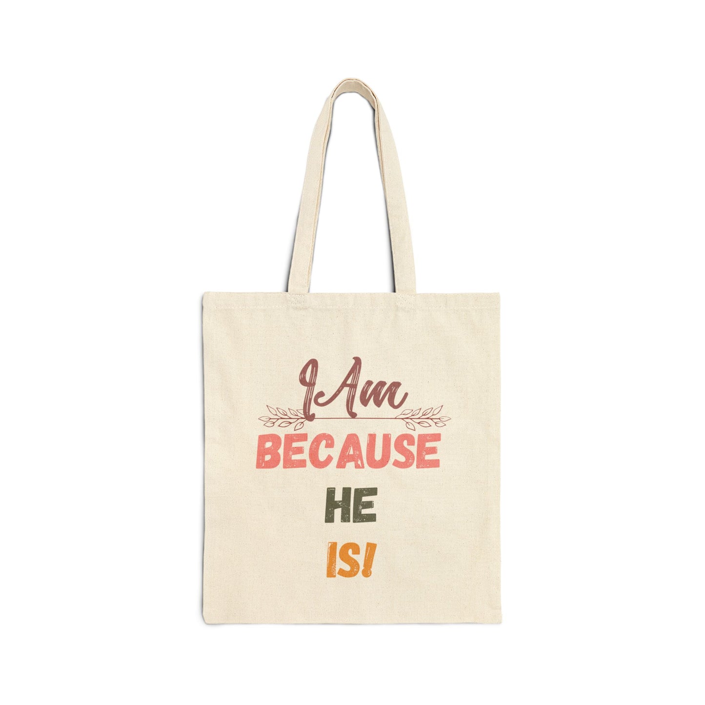 Inspirational Quote Tote Bag, Motivational Shopper, Eco-Friendly Gift, Everyday Use, Bible Verse Canvas Bag