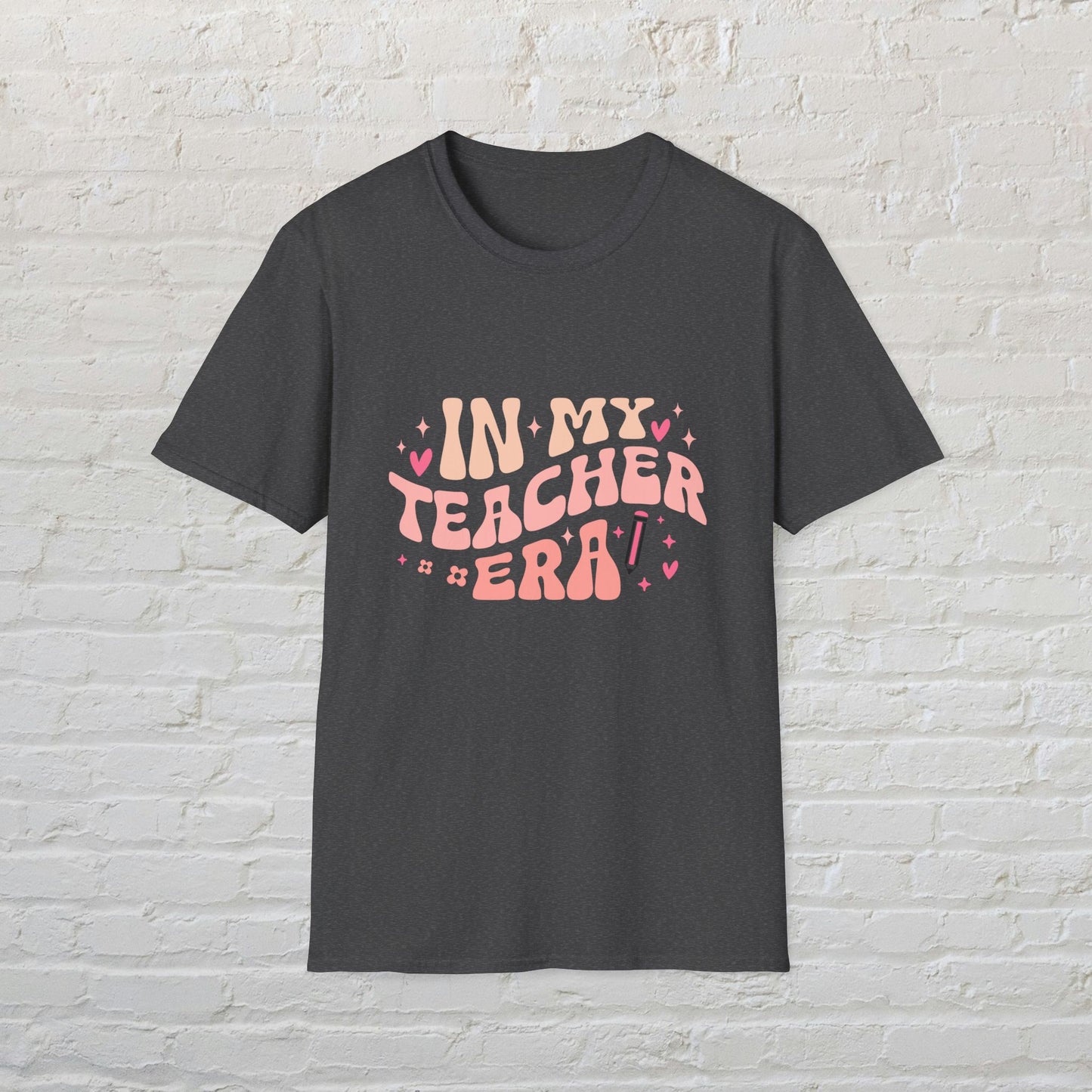 Cute Teacher Era T-Shirt, Gift for Educators, Classroom Shirt, Back to School, Funny Teacher Tee, Unisex Softstyle