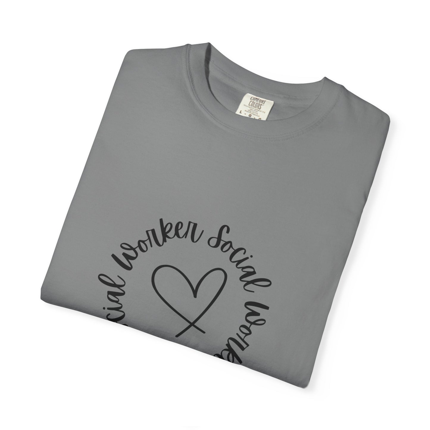Social Worker Love T-Shirt, Gift for Social Workers, Unisex Tee, Casual Wear, Everyday Comfort, Heart Design T-Shirt