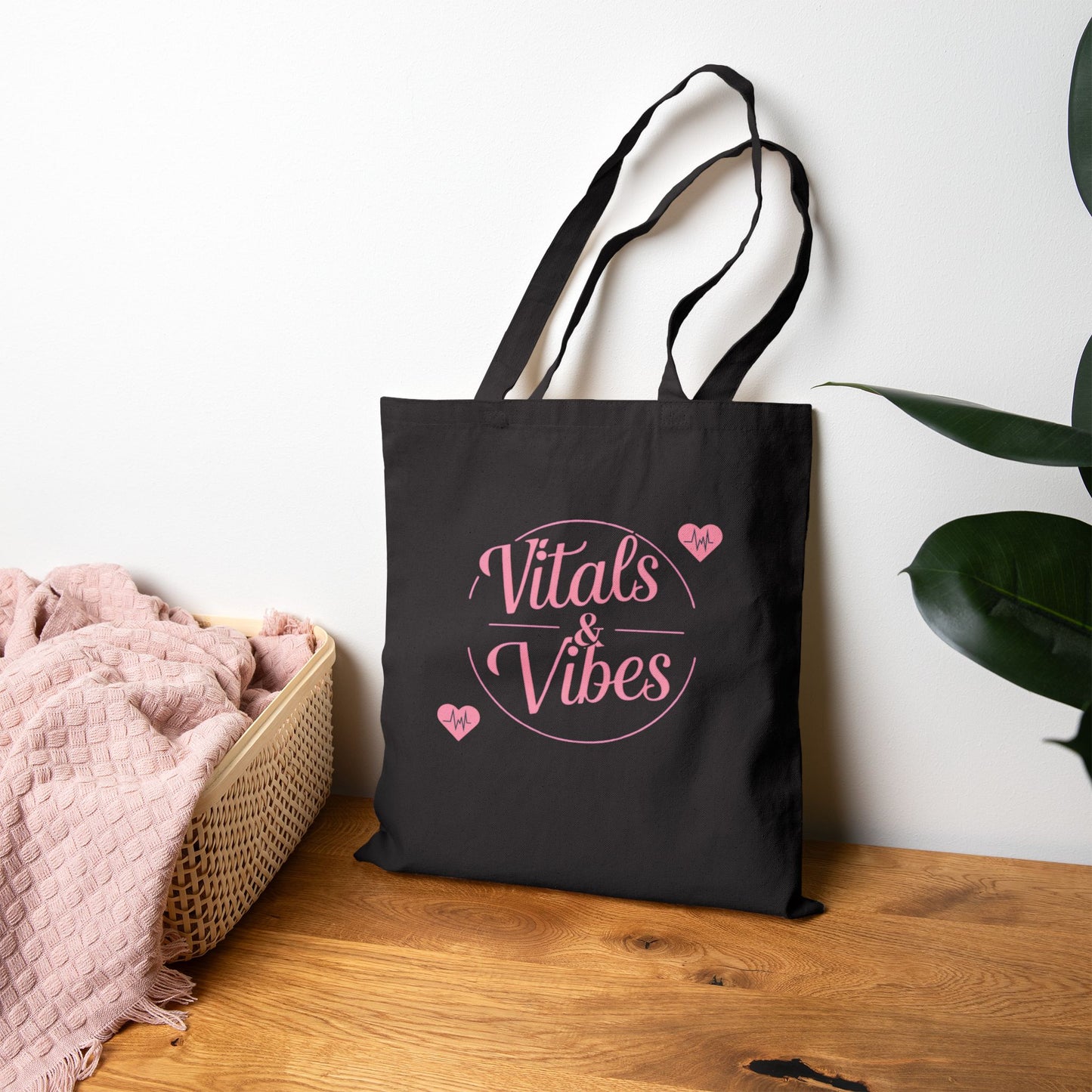 Nurse Life Tote Bag | Cotton Canvas Bag, Eco-Friendly Tote, Nursing Gift, Healthcare Tote, Nurse Appreciation Gift