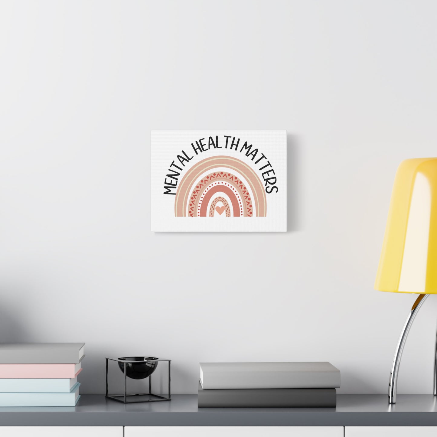 Mental Health Matters Canvas Wall Art