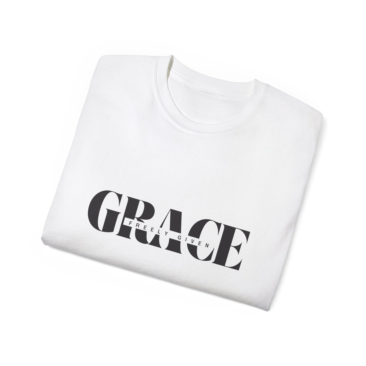 Graceful Unisex Ultra Cotton Tee, Casual Wear, Gift for Her, Inspirational Shirt, Everyday Fashion, Comfortable Tee