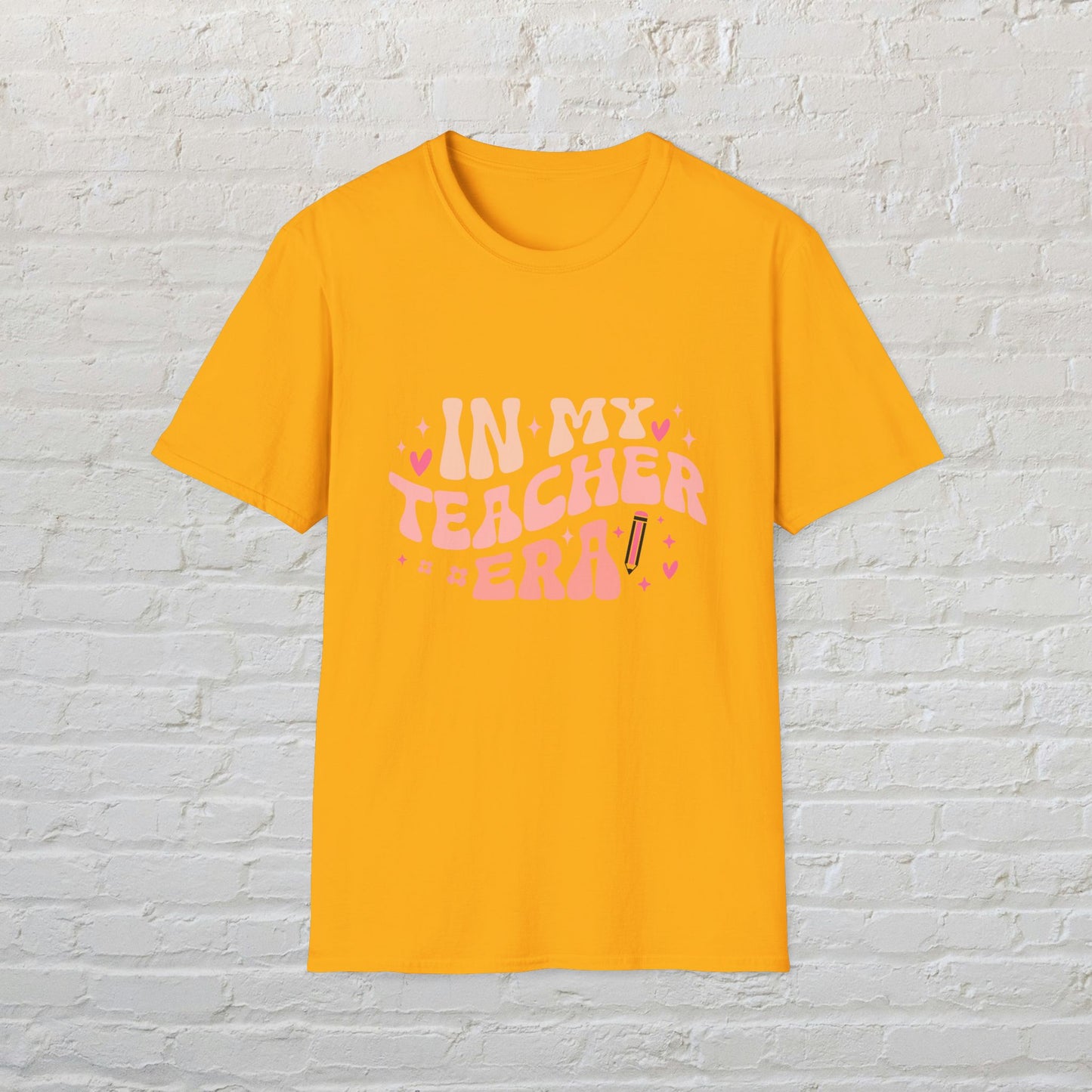 Cute Teacher Era T-Shirt, Gift for Educators, Classroom Shirt, Back to School, Funny Teacher Tee, Unisex Softstyle