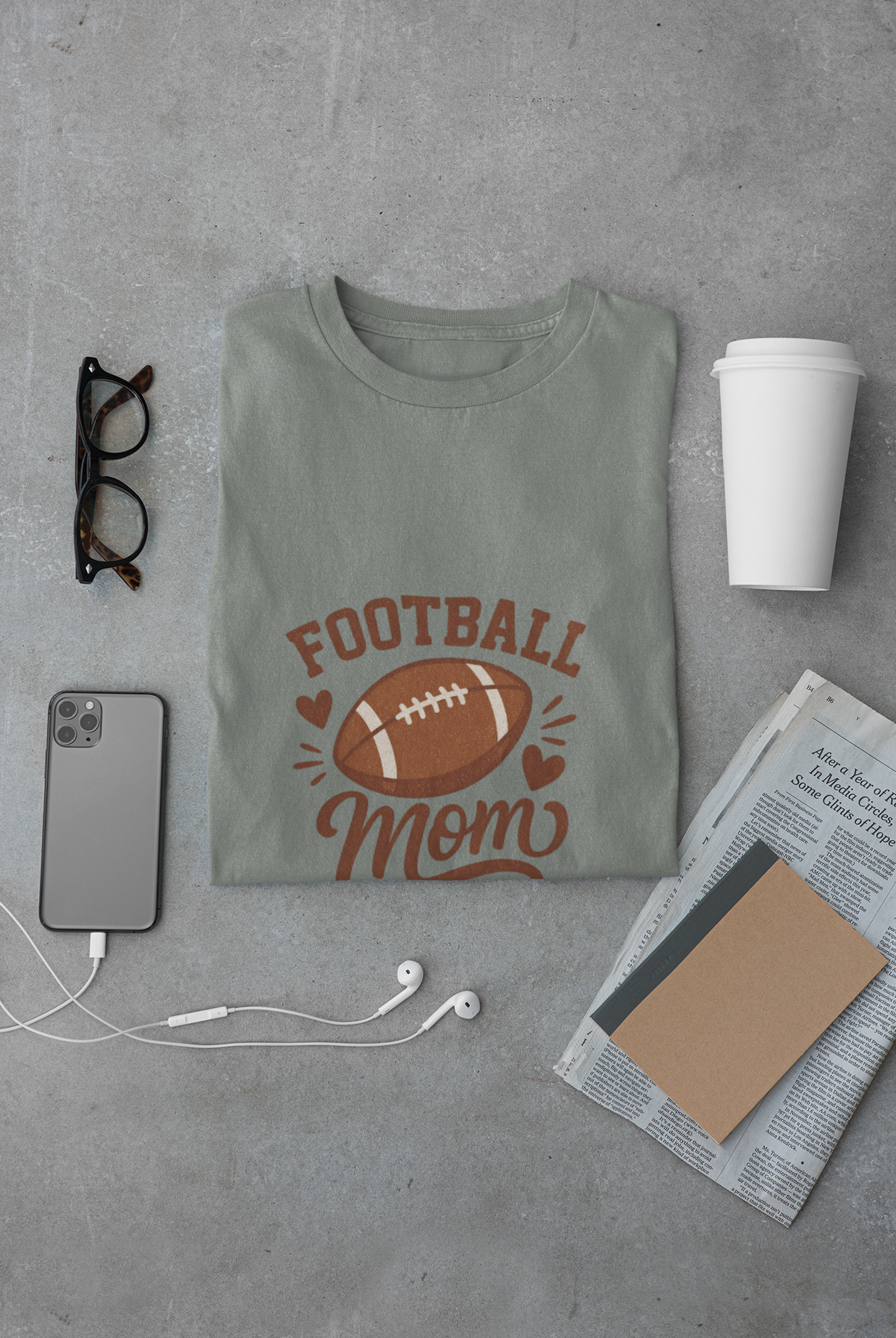 Football Mom Unisex T-Shirt | Sports Apparel, Game Day Shirt, Gifts for Moms, Casual Wear, Comfortable Tee