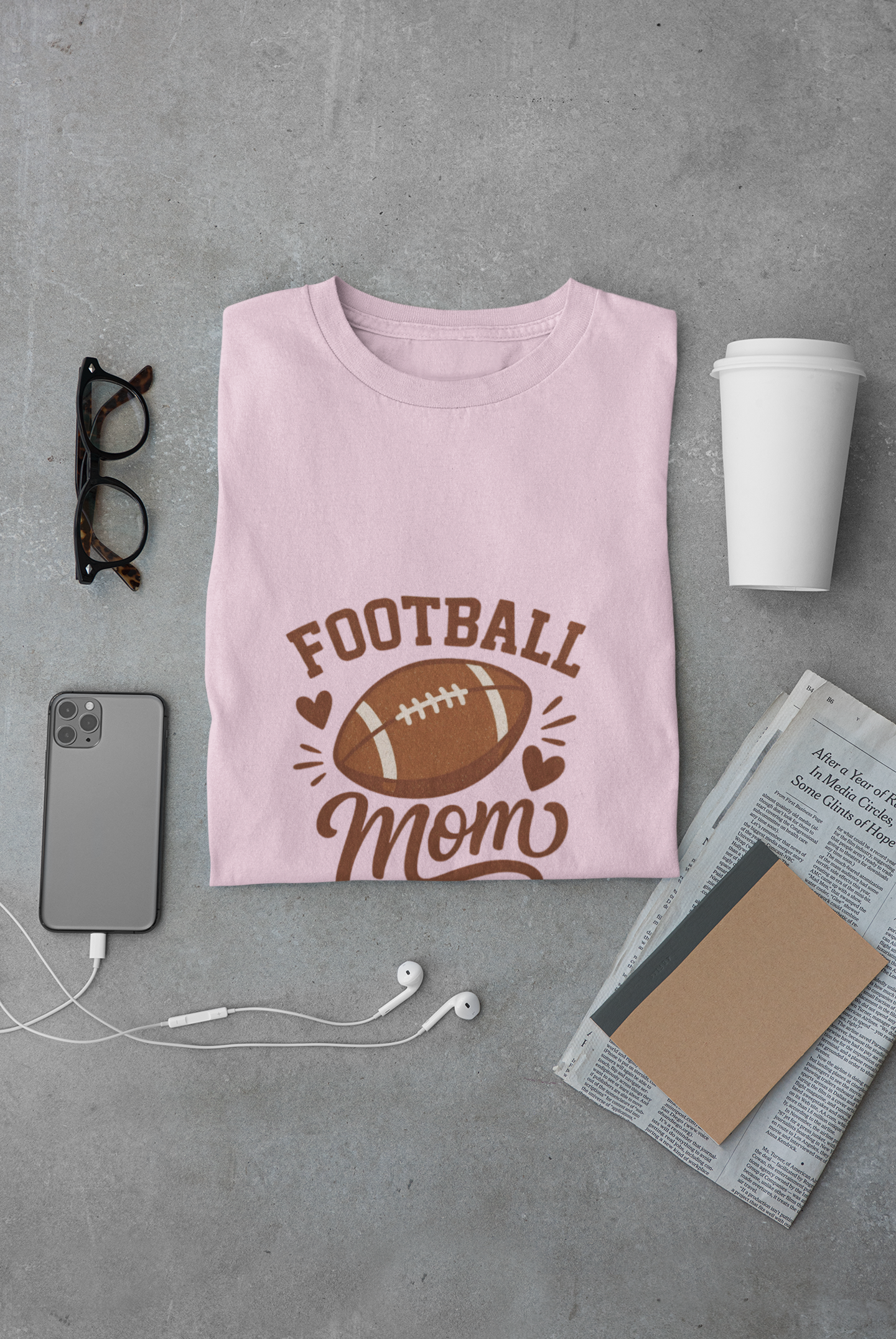 Football Mom Unisex T-Shirt | Sports Apparel, Game Day Shirt, Gifts for Moms, Casual Wear, Comfortable Tee
