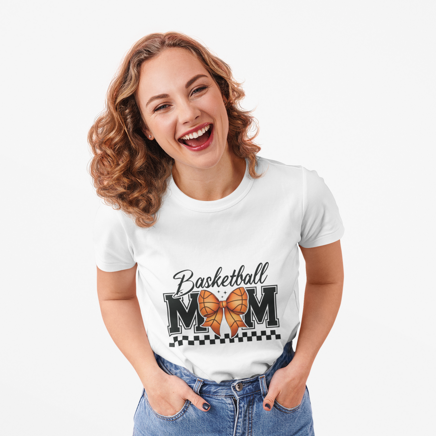 Basketball Mom Tee - Unisex Cotton T-Shirt, Sports Apparel, Gift for Moms, Coaches, Team Spirit Wear, Casual Outfit