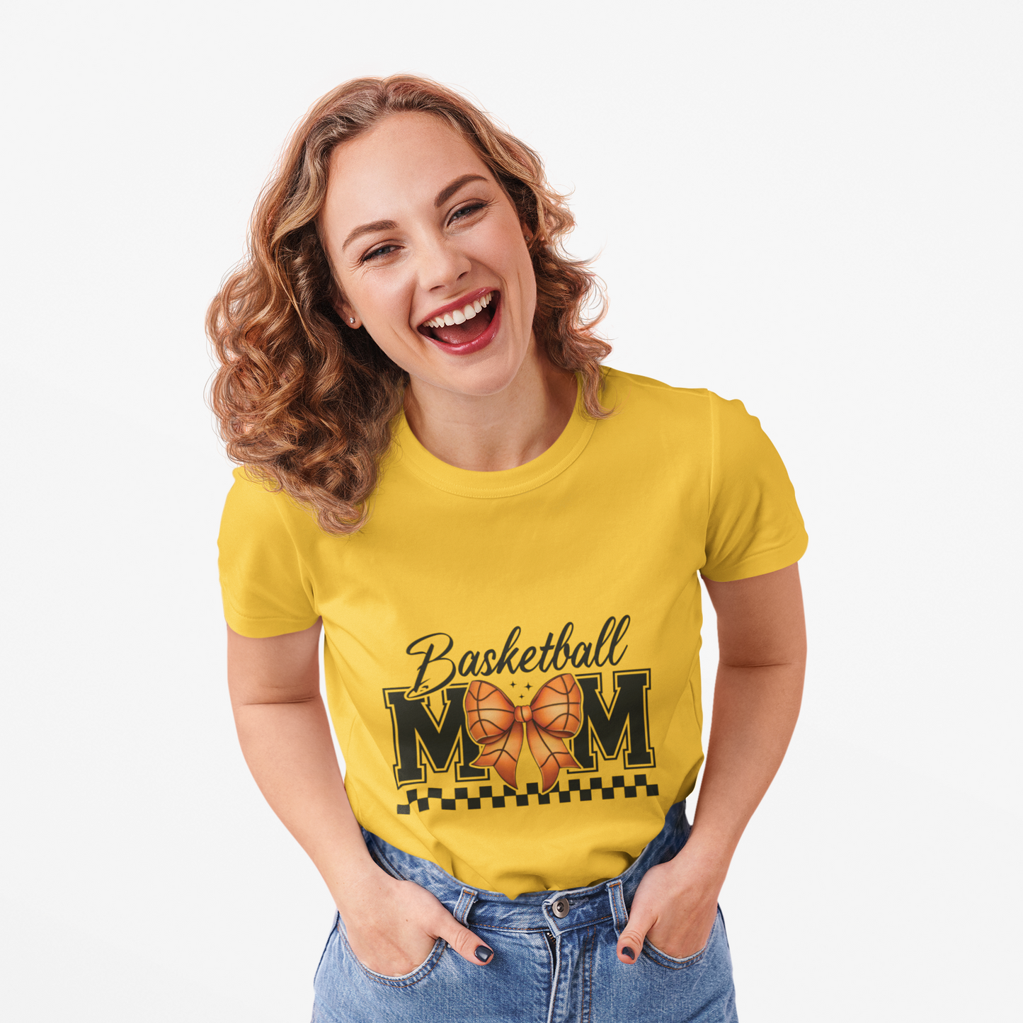 Basketball Mom Tee - Unisex Cotton T-Shirt, Sports Apparel, Gift for Moms, Coaches, Team Spirit Wear, Casual Outfit
