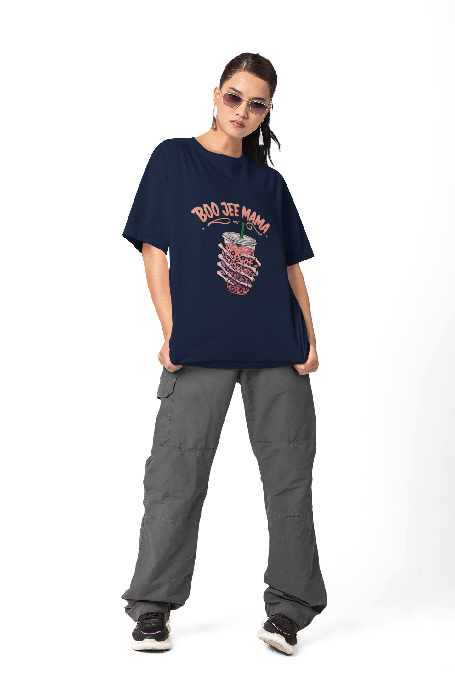 Boo Jee Mama Tee, Funny T-Shirt, Casual Unisex Top, Summer Outfit, Gifts for Friends, Unique Graphic Tee