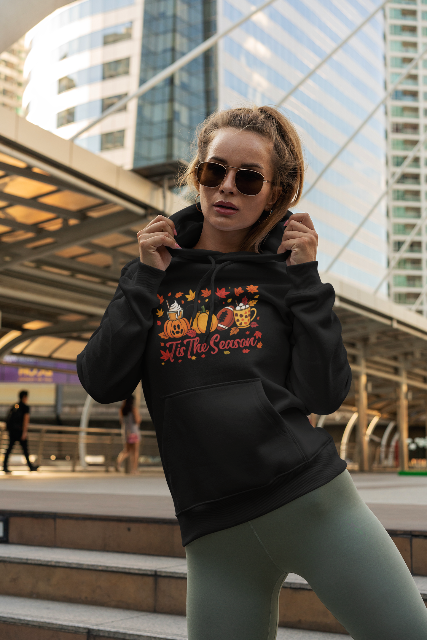 Cozy Fall Sweatshirt, Autumn Vibe Hoody, Seasonal Gift, Halloween Apparel, Thanksgiving Sweater, Holiday Comfort