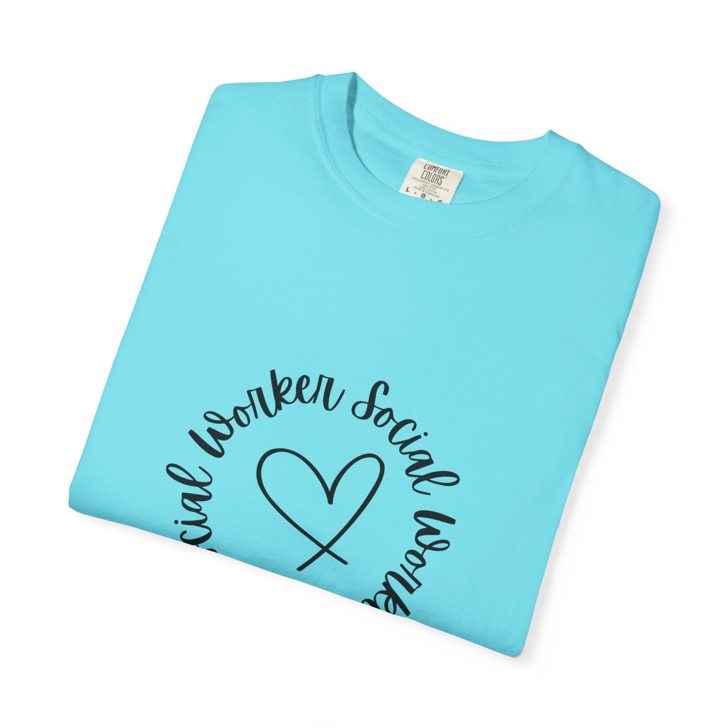 Social Worker Love T-Shirt, Gift for Social Workers, Unisex Tee, Casual Wear, Everyday Comfort, Heart Design T-Shirt