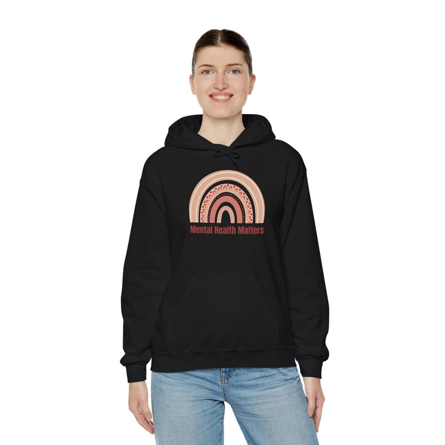 Mental Health Matters Hoodie | Cozy Unisex Sweatshirt for Self-Care, Awareness, Gift for Loved Ones, Mental Health Awareness, Positive Vibes