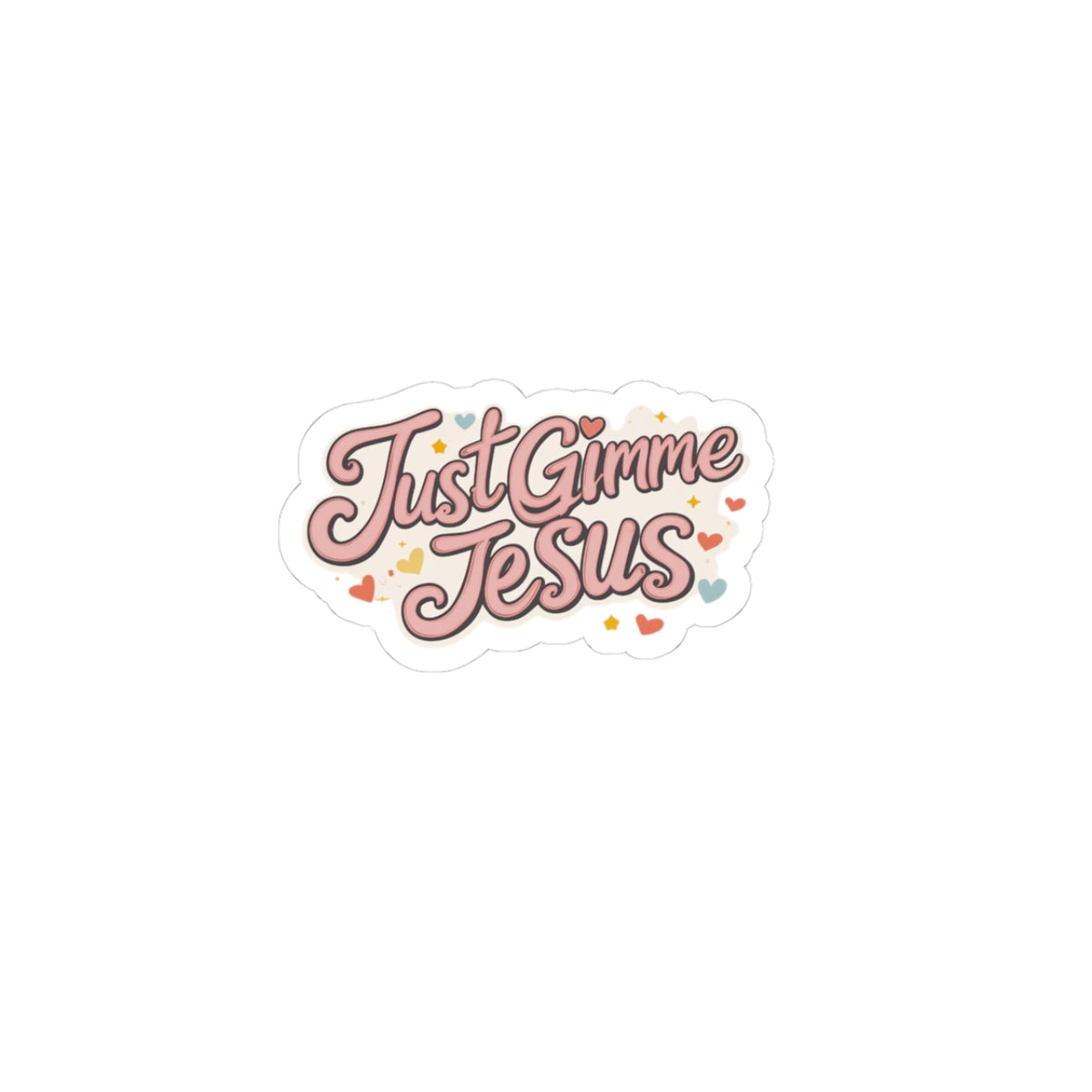 Faith-Inspired Kiss-Cut Stickers, Cute Jesus Stickers for Laptops, Journals, Bibles, Christian Gifts, Religious Decor