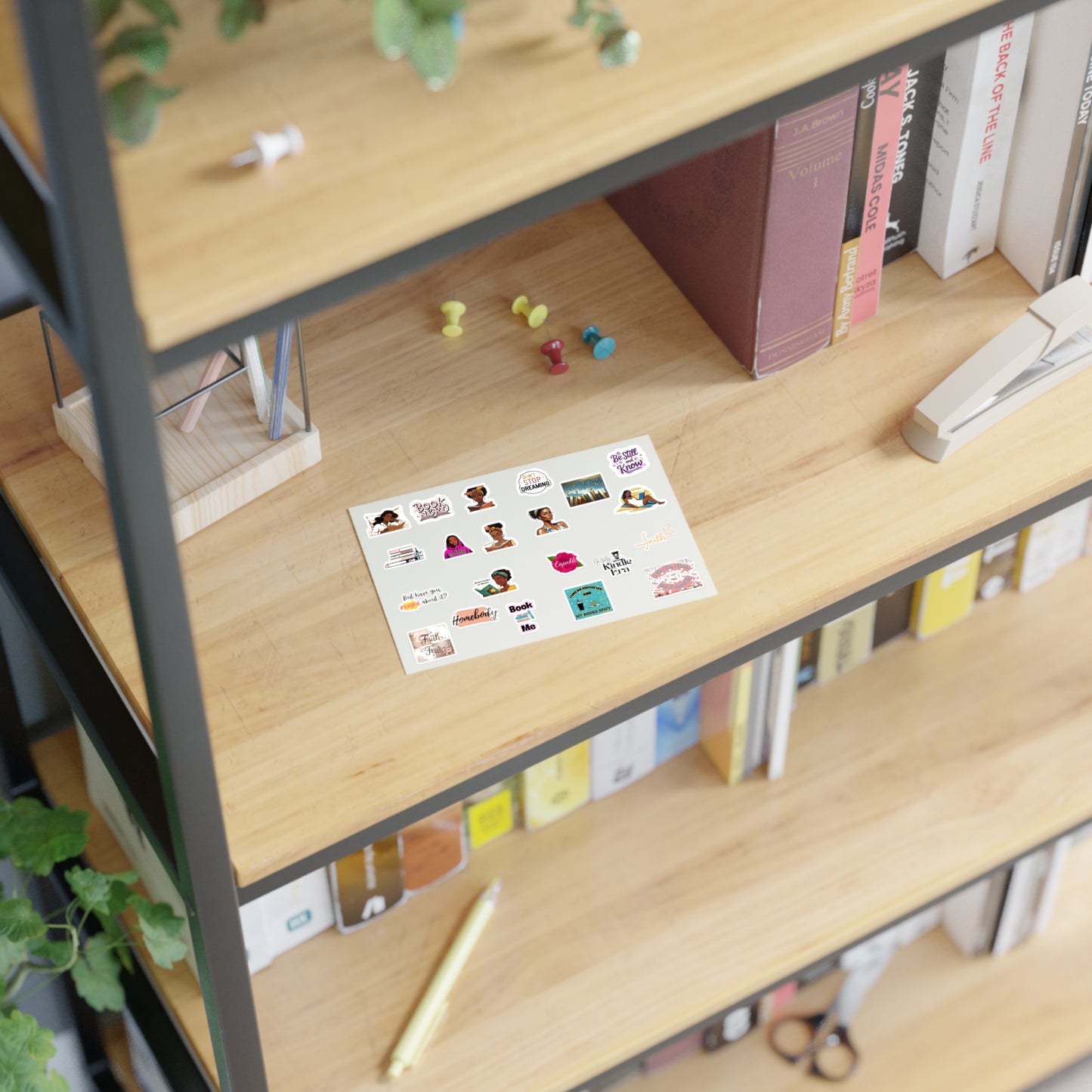 Book Lover Sticker Sheets - Fun, Creative, and Personalized Decor for Journal, Planner, Gift, Home Office, Reading Enthusiast
