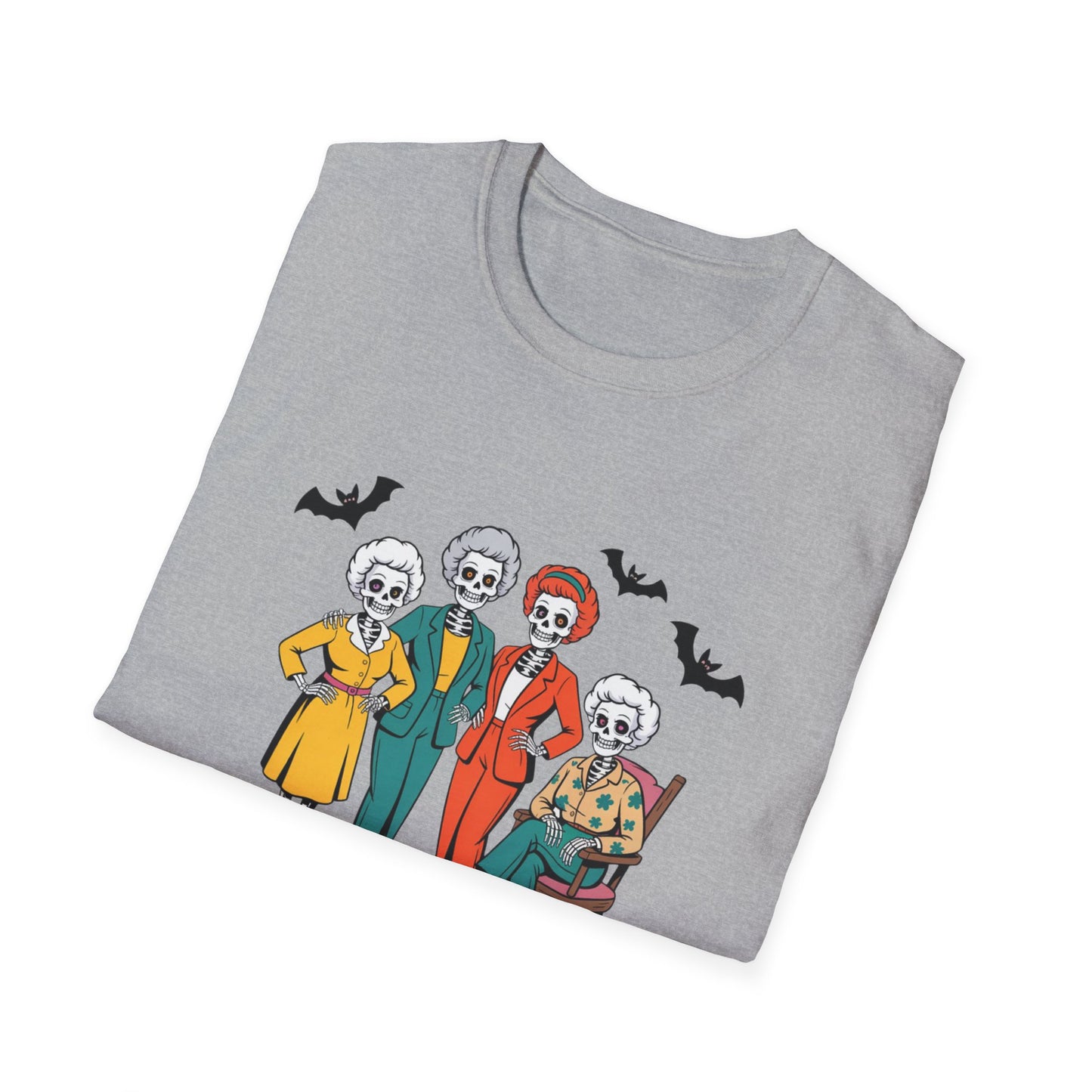 Ghostly Gathering T-Shirt - Halloween Tee, Ghoulish Outfit, Spooky Costume, Unisex Graphic Shirt, Perfect for Costume Parties