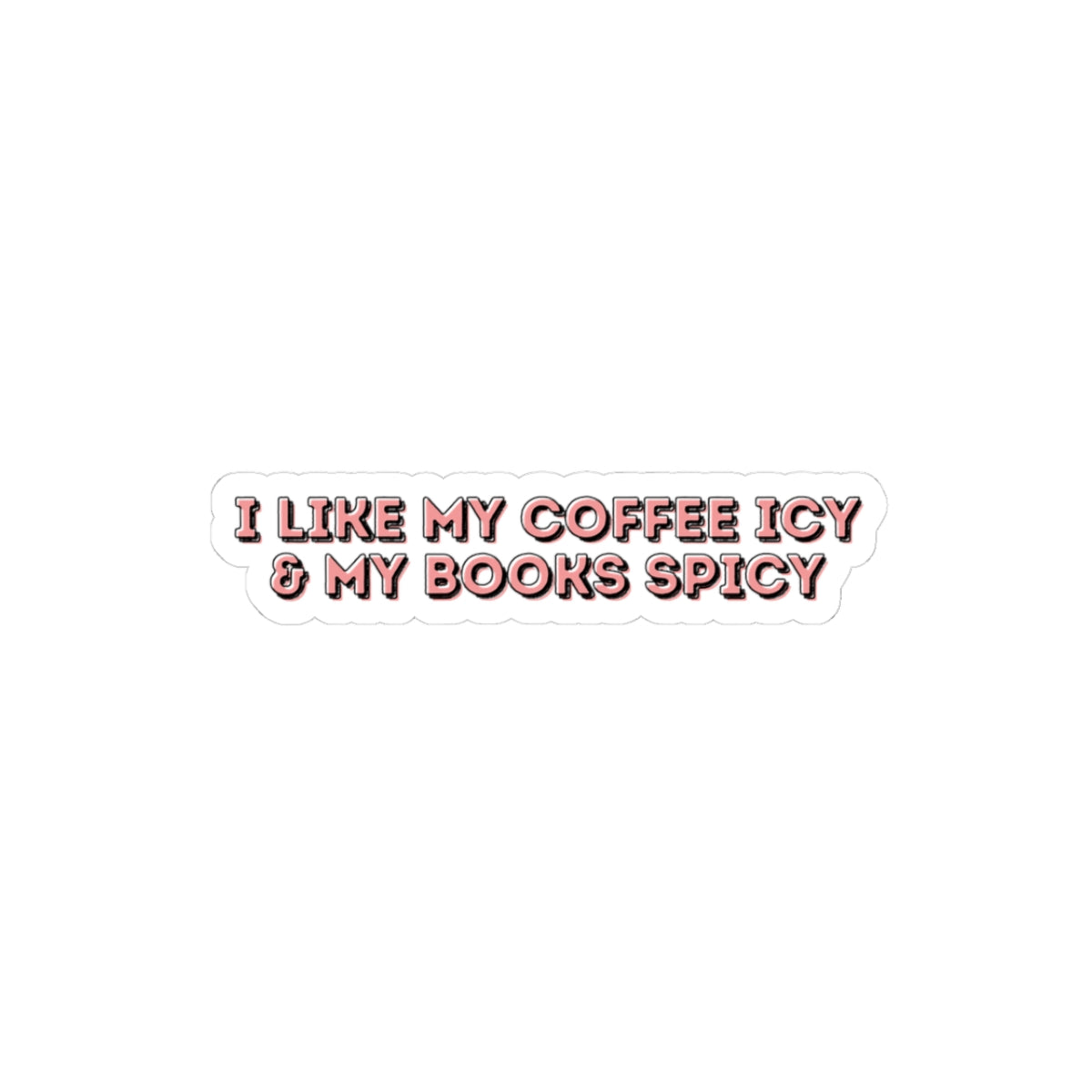 Coffee & Books Kiss-Cut Stickers | Cute Book Lover Gifts | Laptop Decals | Fun Office Decor | Reader's Accessories