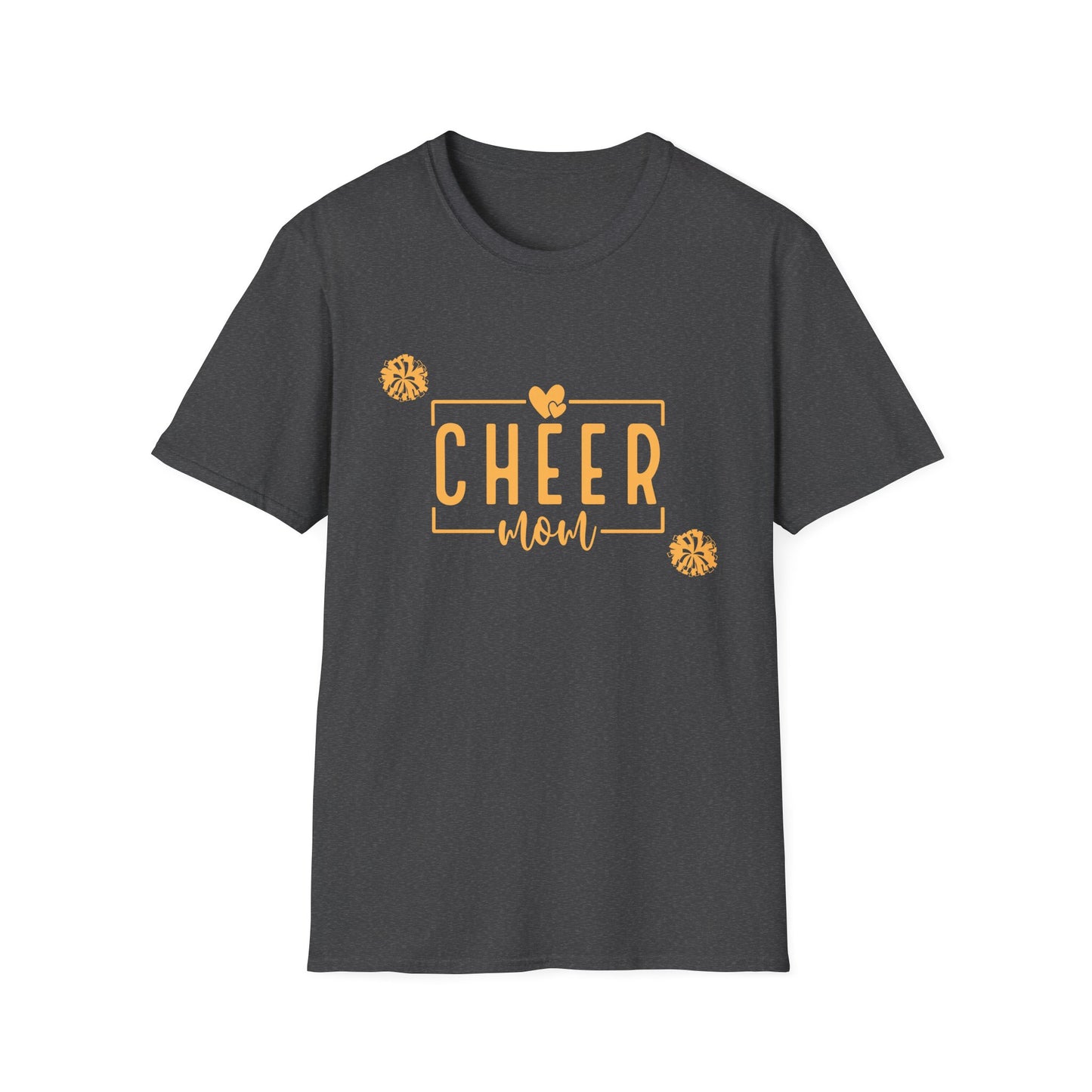 Cheer Mom Unisex T-Shirt, Softstyle Tee, Inspirational Shirt, Cheerleading Apparel, Gift for Coaches, Spirit Wear