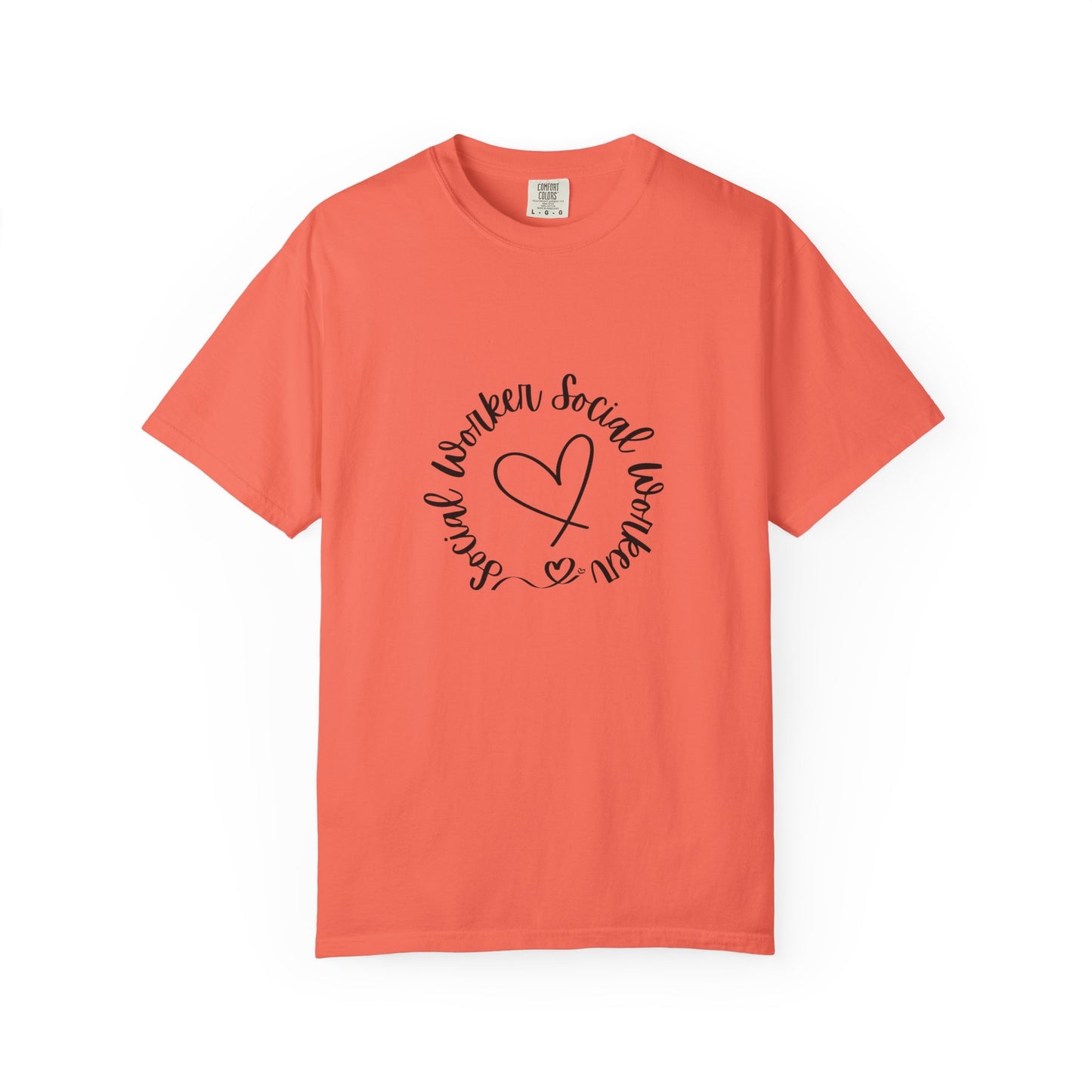 Social Worker Love T-Shirt, Gift for Social Workers, Unisex Tee, Casual Wear, Everyday Comfort, Heart Design T-Shirt