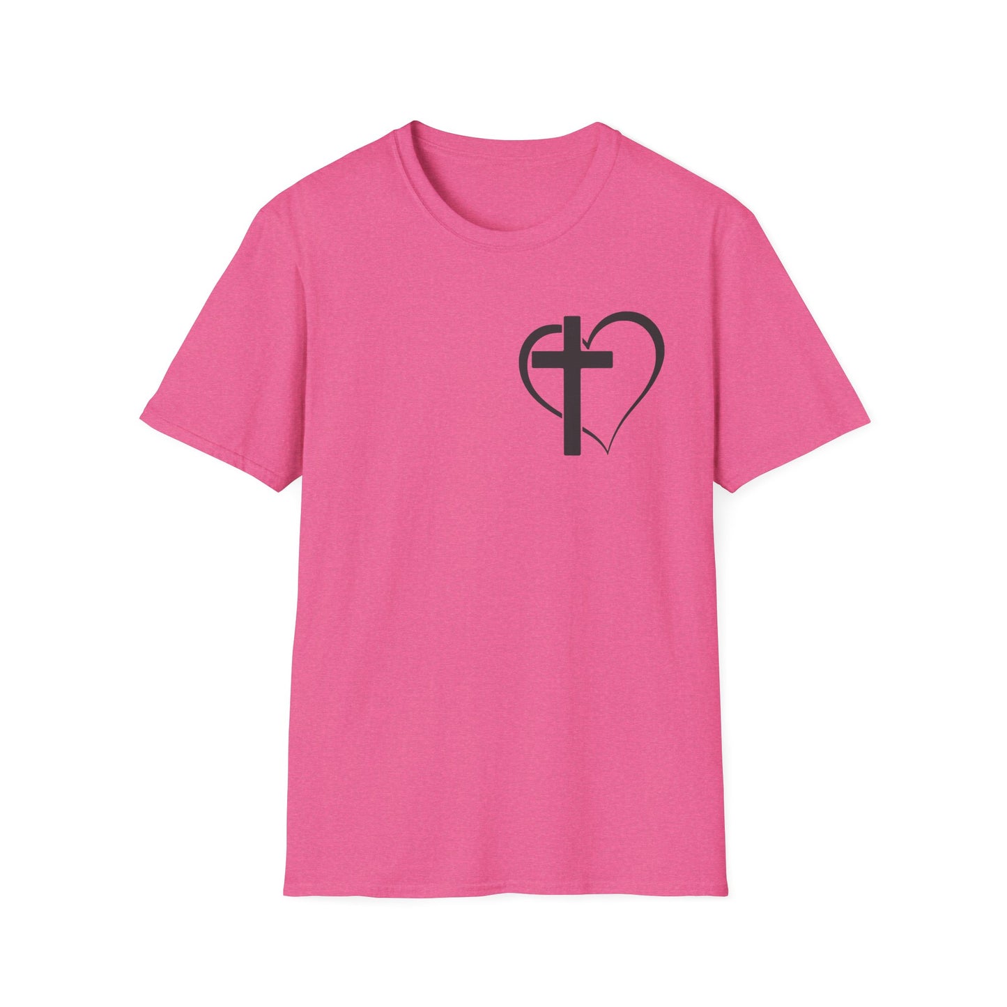 Christian Graphic T-Shirt, Unisex Softstyle Tee, Faith-Based Apparel, Inspirational Gift, Make Heaven Crowded Shirt