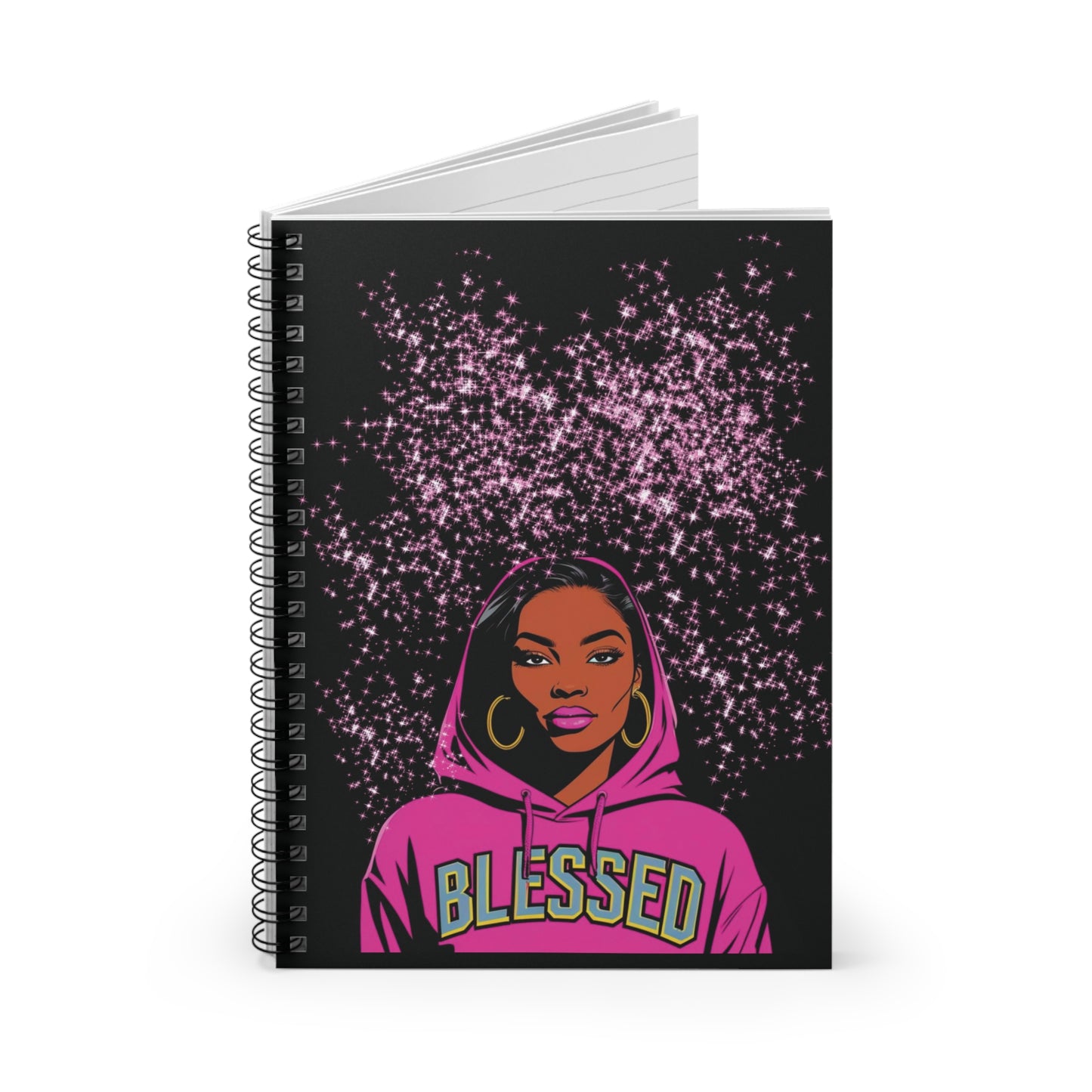 Blessed Spiral Notebook - Ruled Lines, Inspirational Journal, Gift for Students, Writing, Sketching, Blessings & Gratitude