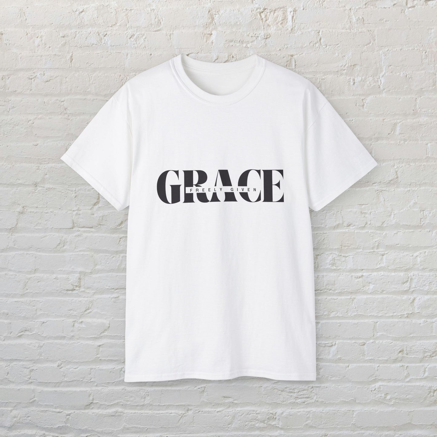 Graceful Unisex Ultra Cotton Tee, Casual Wear, Gift for Her, Inspirational Shirt, Everyday Fashion, Comfortable Tee