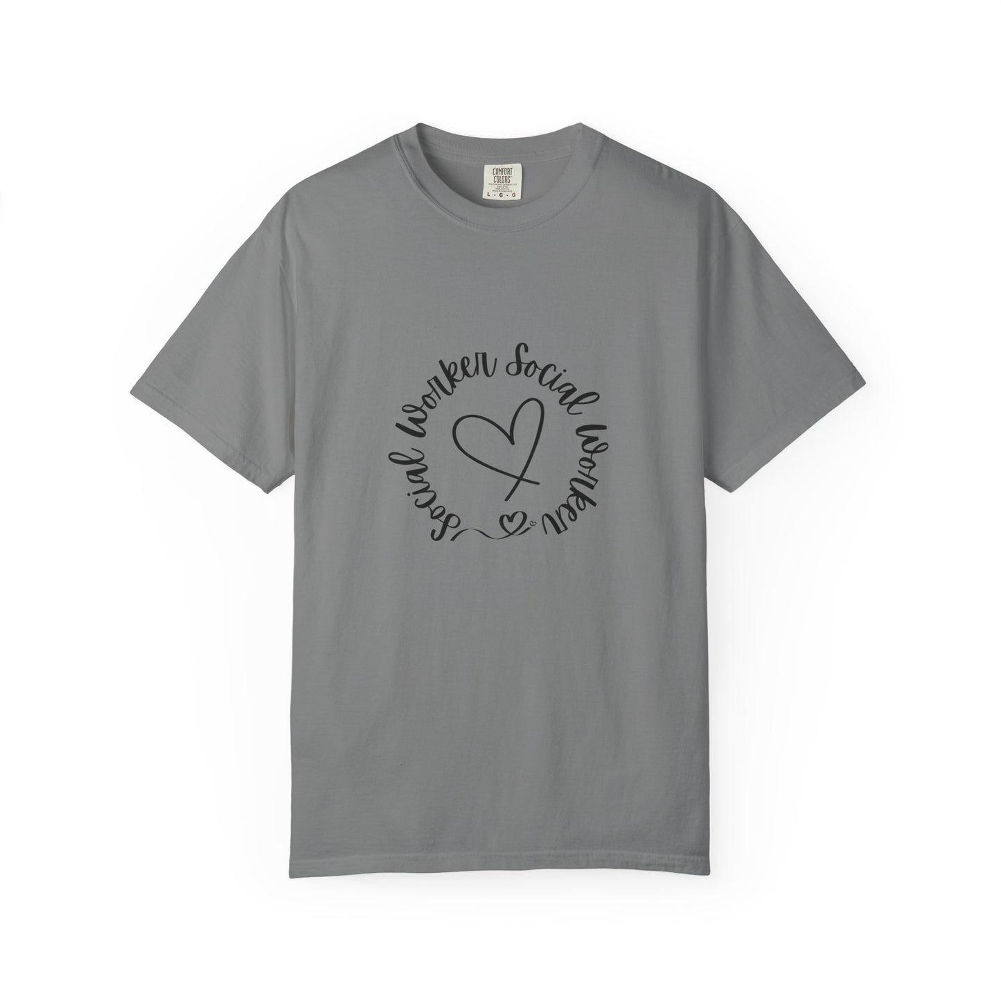 Social Worker Love T-Shirt, Gift for Social Workers, Unisex Tee, Casual Wear, Everyday Comfort, Heart Design T-Shirt