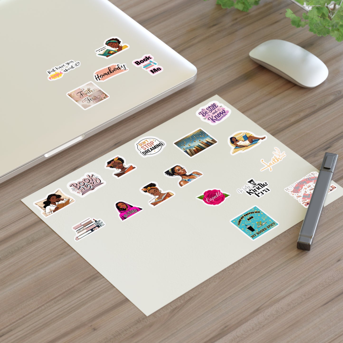 Book Lover Sticker Sheets - Fun, Creative, and Personalized Decor for Journal, Planner, Gift, Home Office, Reading Enthusiast