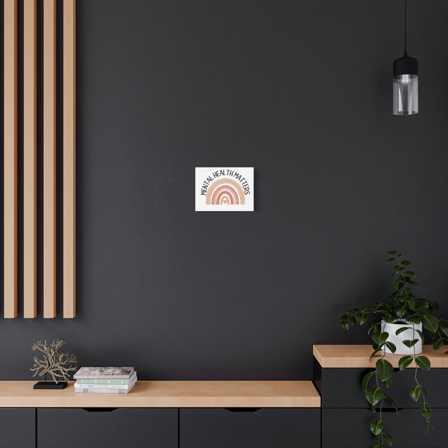 Mental Health Matters Canvas Wall Art