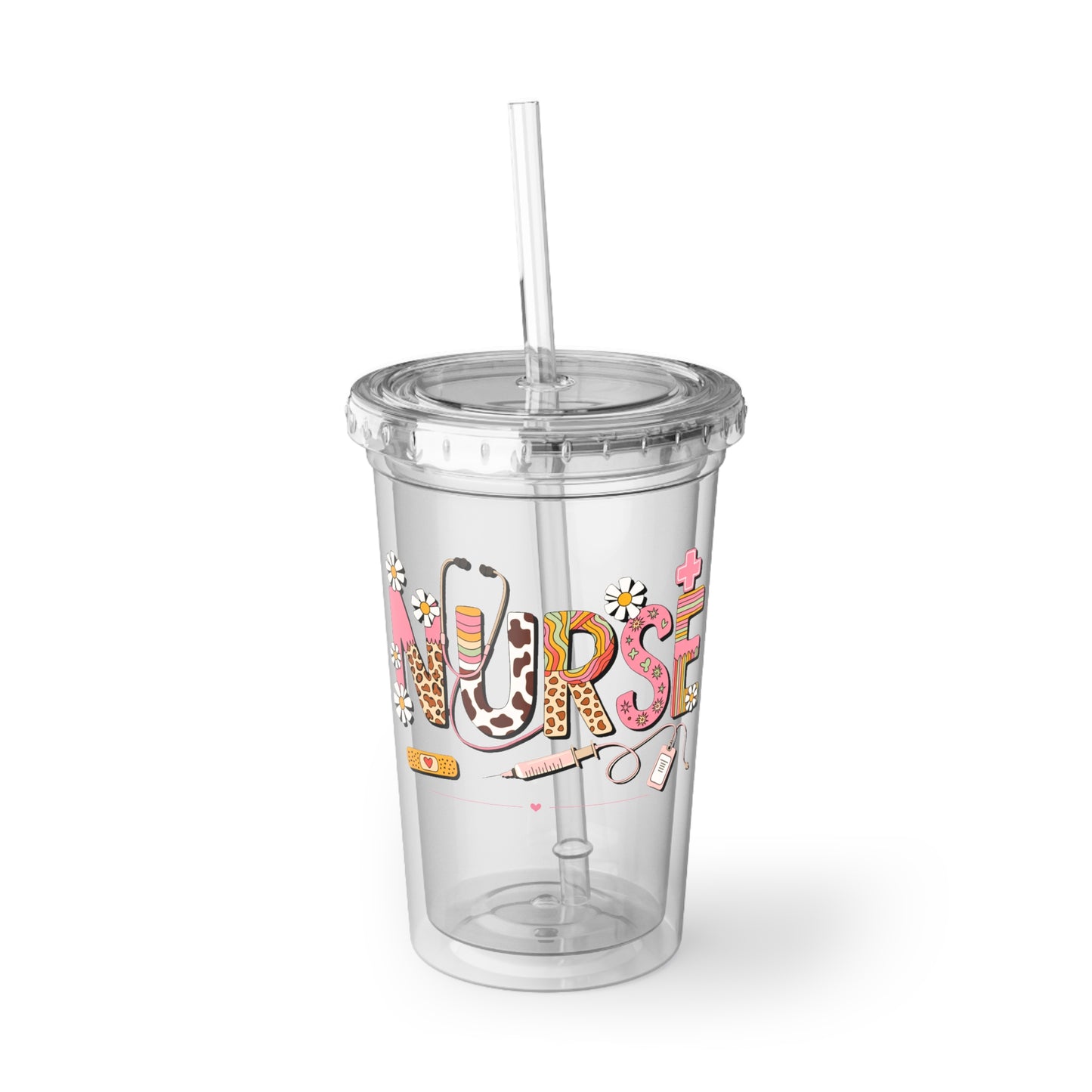 Nurse Acrylic Cup - Fun, Stylish Drinkware for Medical Professionals, Gift for Nurses, Clear Tumbler, Personalized Cup, Unique Nurse Gift