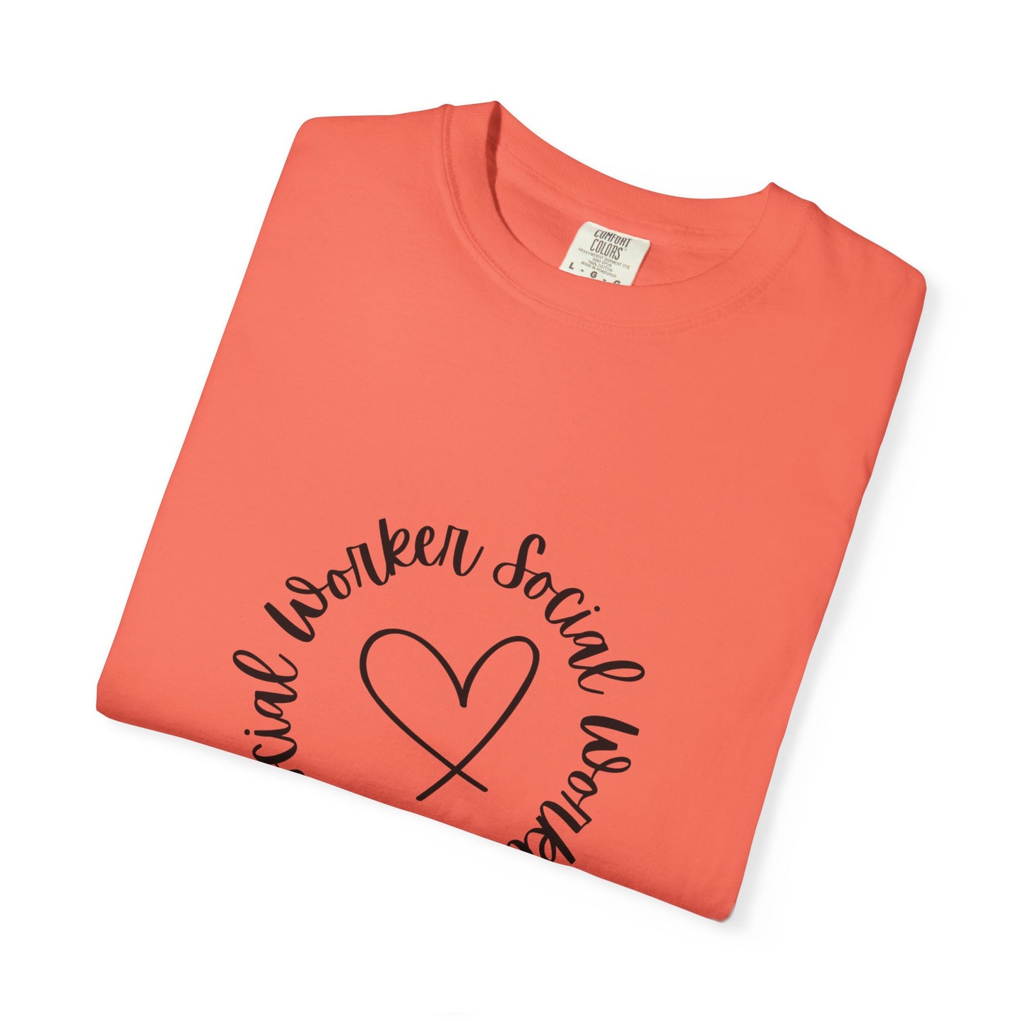 Social Worker Love T-Shirt, Gift for Social Workers, Unisex Tee, Casual Wear, Everyday Comfort, Heart Design T-Shirt