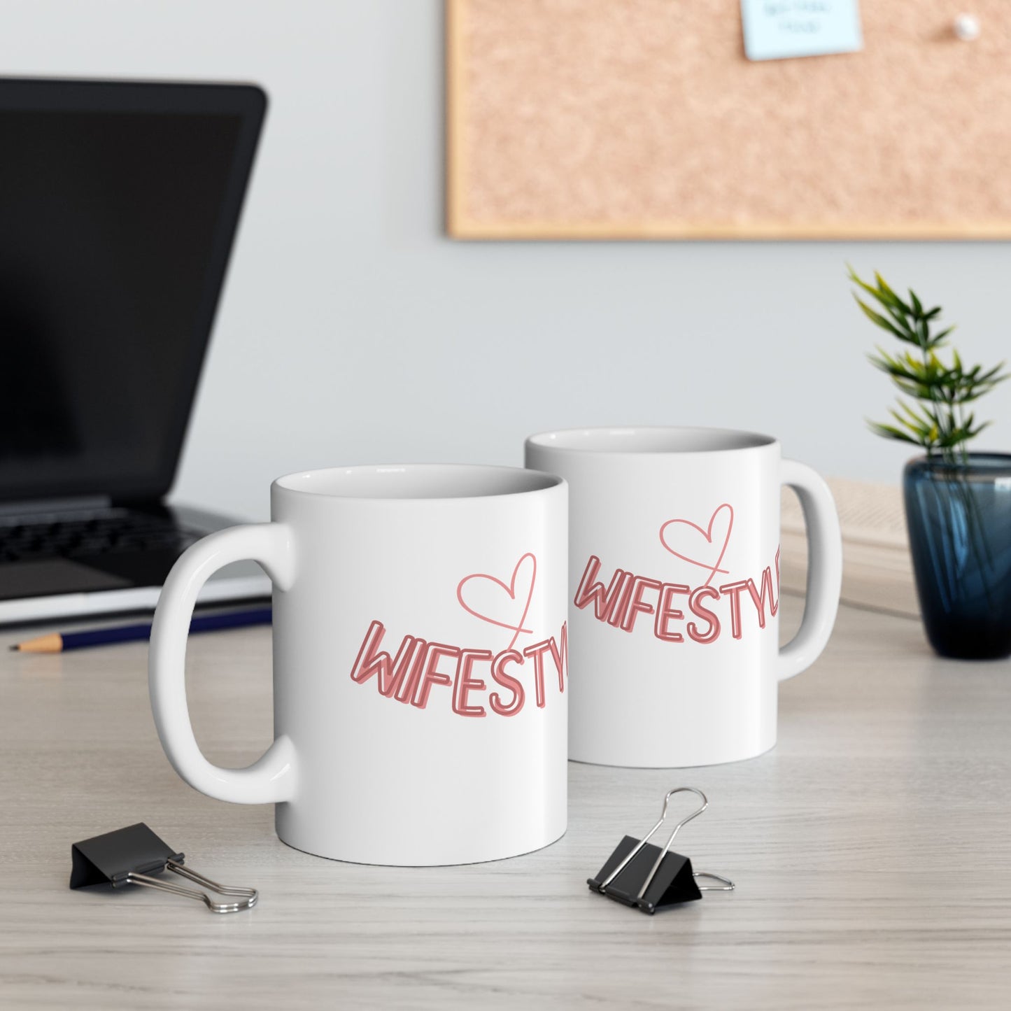 Stylish Wife Ceramic Mug | Gift for Her, Wife Gift, Coffee Mug, Cute Mug, Customizable Mug