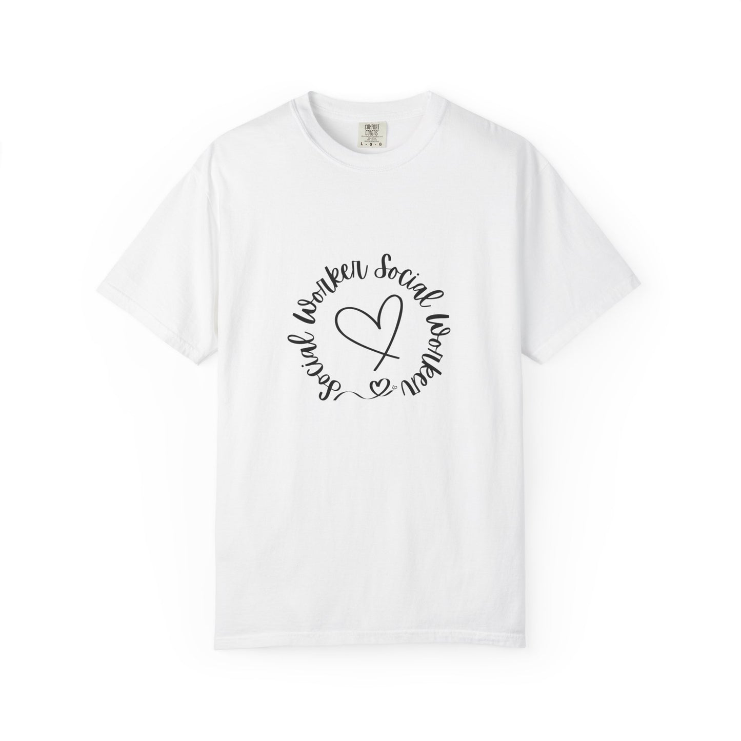 Social Worker Love T-Shirt, Gift for Social Workers, Unisex Tee, Casual Wear, Everyday Comfort, Heart Design T-Shirt