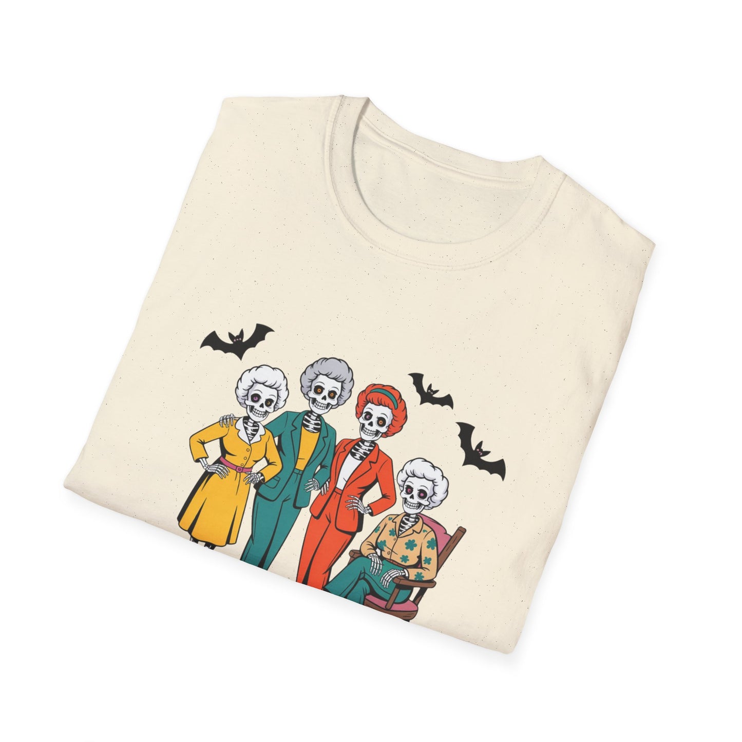 Ghostly Gathering T-Shirt - Halloween Tee, Ghoulish Outfit, Spooky Costume, Unisex Graphic Shirt, Perfect for Costume Parties