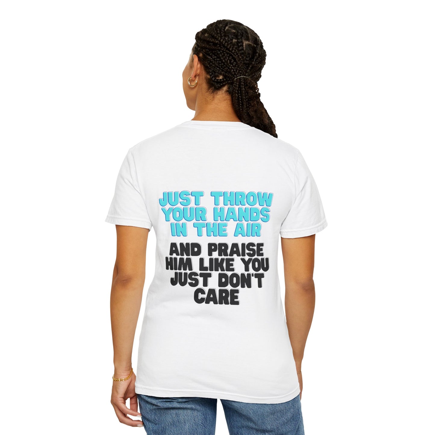 Unisex Garment-Dyed T-shirt/Rock with Jesus