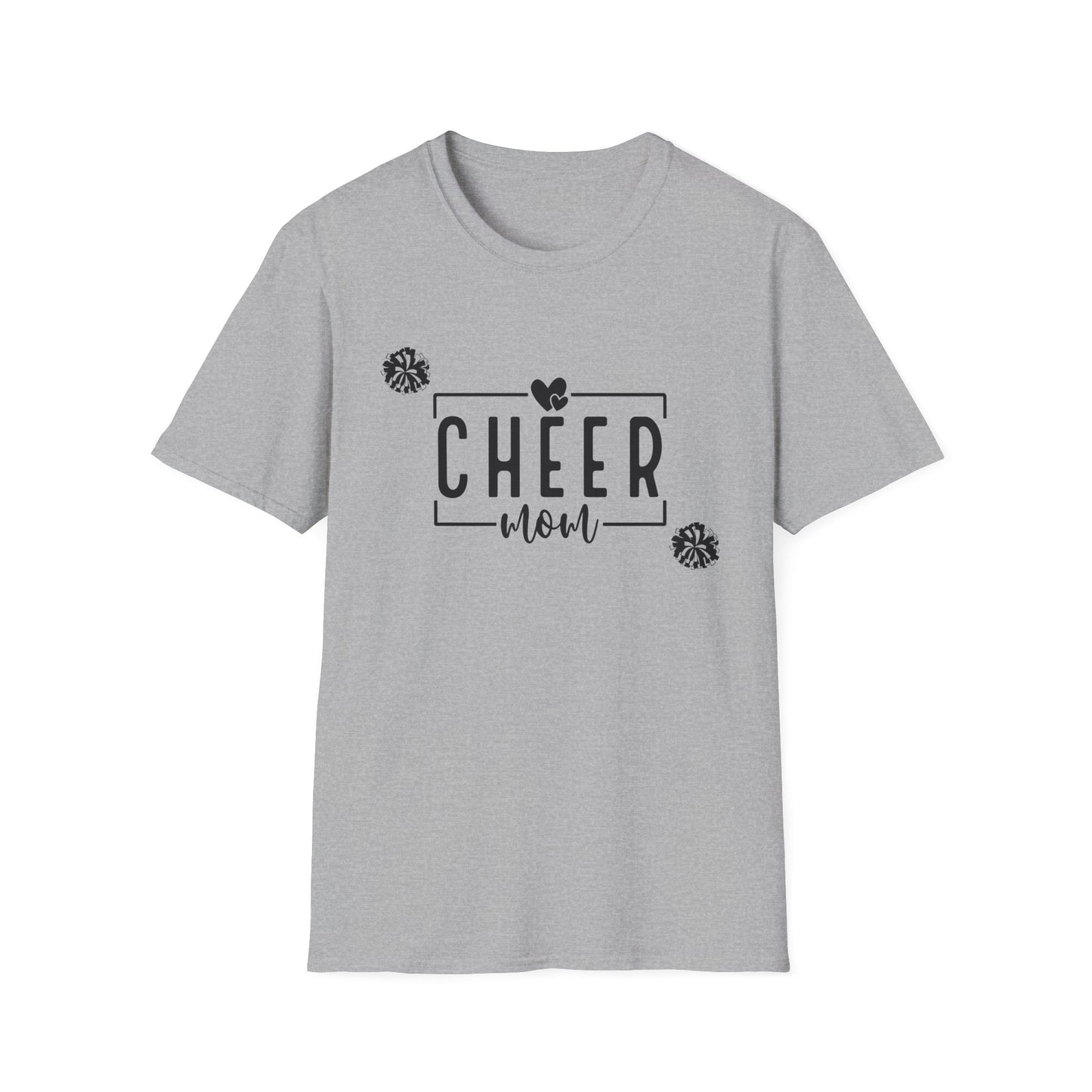 Cheer Mom Unisex T-Shirt, Softstyle Tee, Inspirational Shirt, Cheerleading Apparel, Gift for Coaches, Spirit Wear