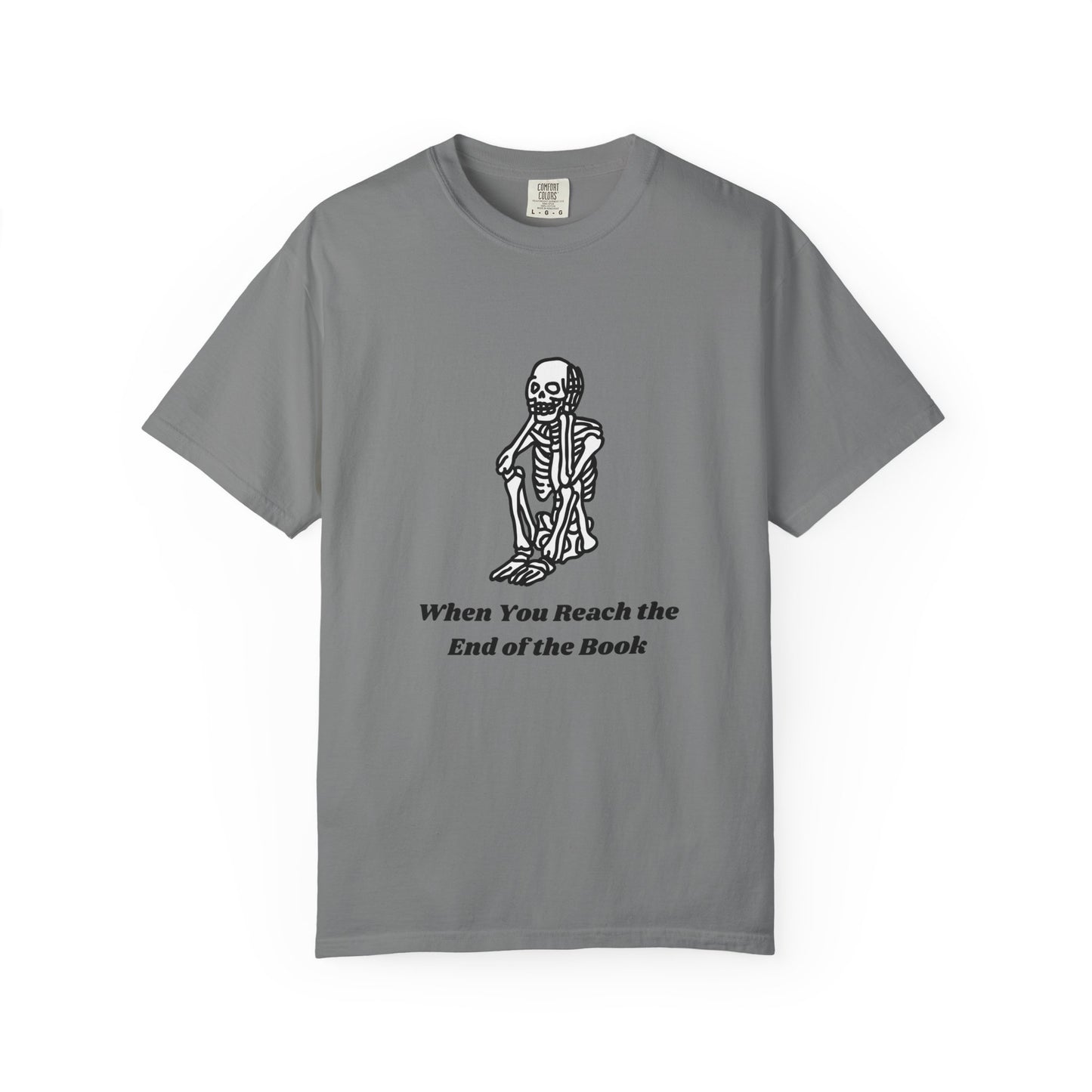 Spooky Reading Skeleton T-Shirt | Funny Book Lover Shirt, Halloween Gifts, Unisex Graphic Tee, Literary Humor, Cozy Casual Wear