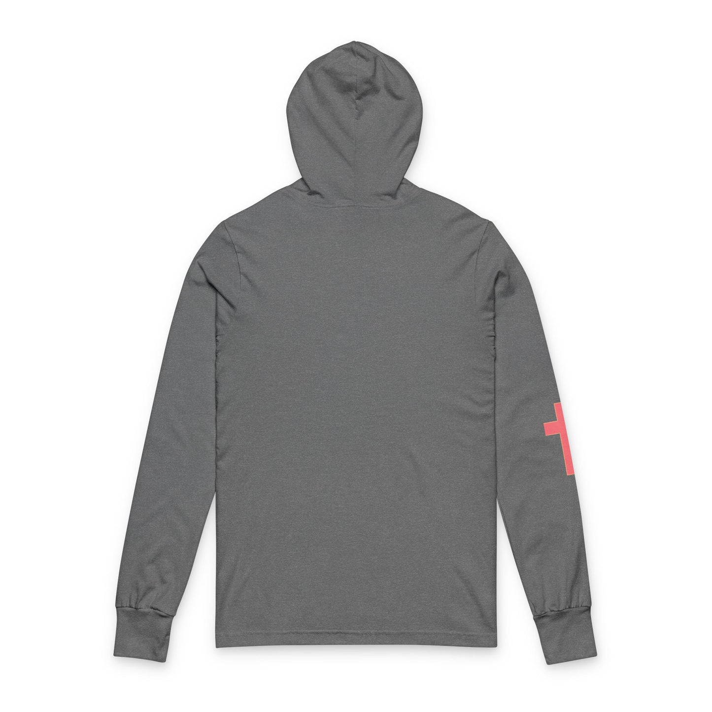 Unisex Hooded Long Sleeve Tee: Jesus Is The Way, The Truth, The Life