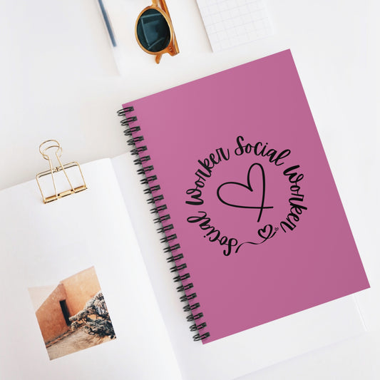 Social Worker Spiral Notebook - Inspirational Gift for Social Workers, Journal for Mental Health Professionals, Cute Stationery for [...]