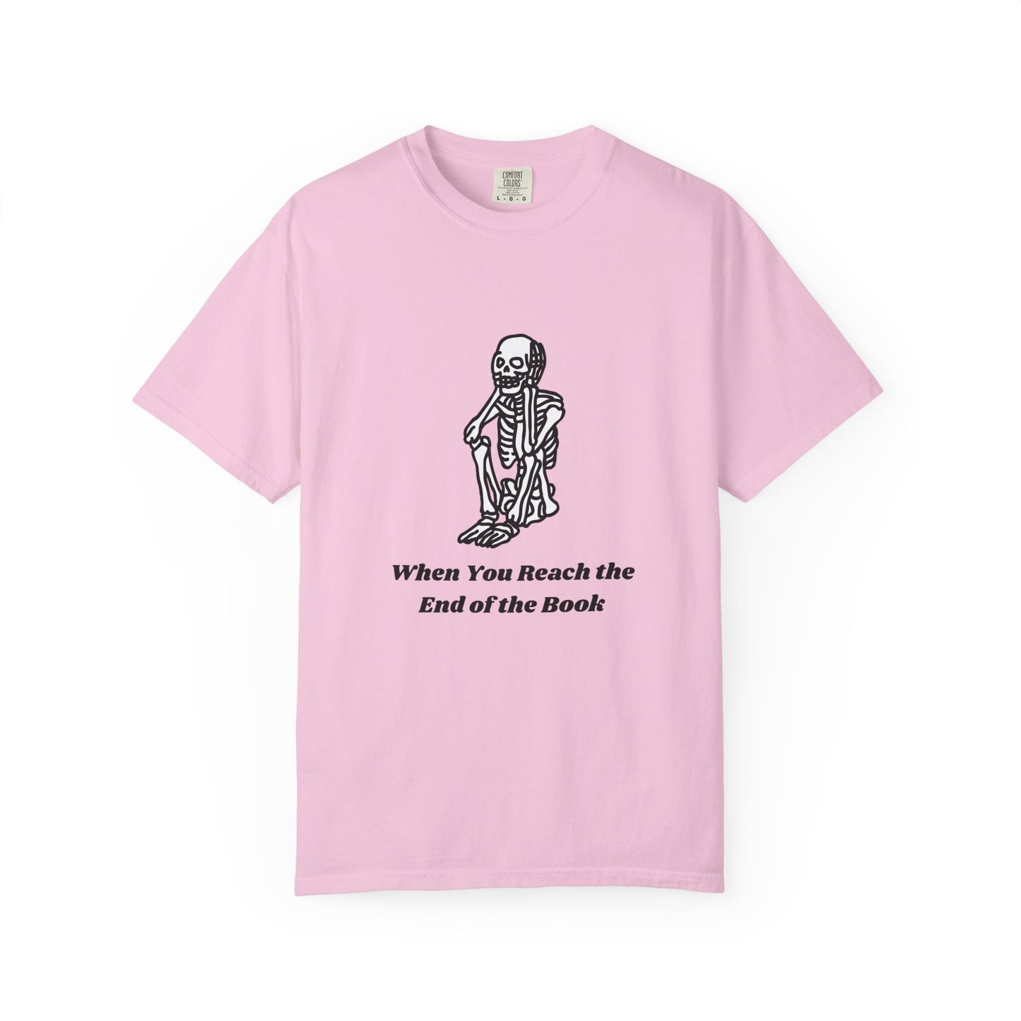 Spooky Reading Skeleton T-Shirt | Funny Book Lover Shirt, Halloween Gifts, Unisex Graphic Tee, Literary Humor, Cozy Casual Wear