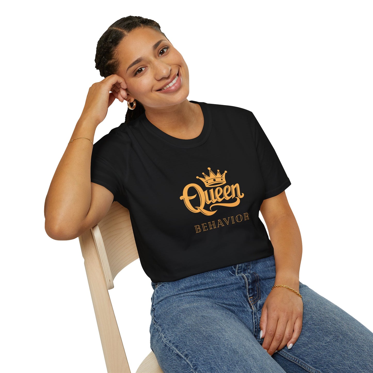 Queen Behavior Unisex Softstyle T-Shirt - Perfect for Celebrations & Everyday Wear