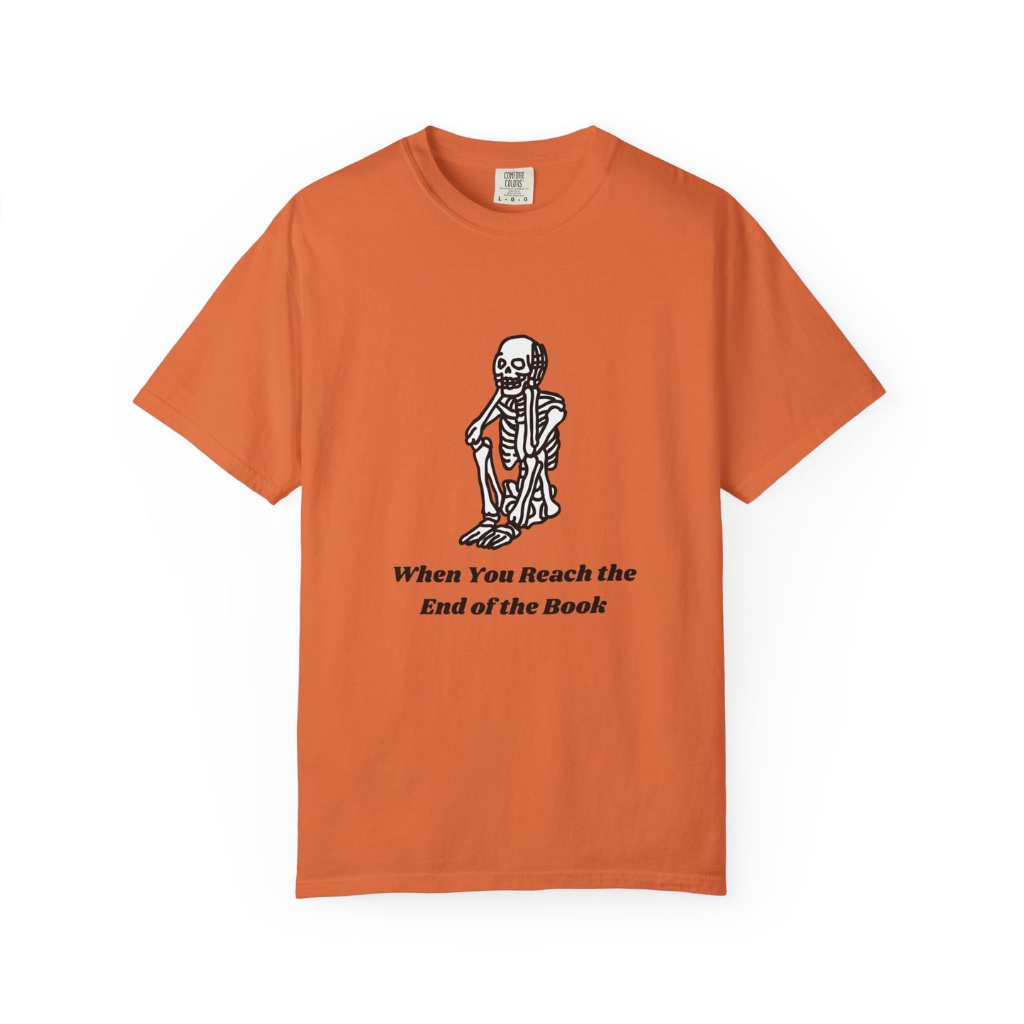 Spooky Reading Skeleton T-Shirt | Funny Book Lover Shirt, Halloween Gifts, Unisex Graphic Tee, Literary Humor, Cozy Casual Wear