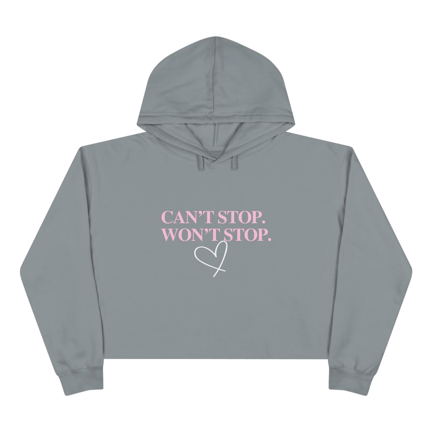 Motivational Crop Hoodie for Active Lifestyle, Empowering Sweater for Gym Lovers, Gift for Fitness Enthusiasts, Trendy Womenswear, [...]